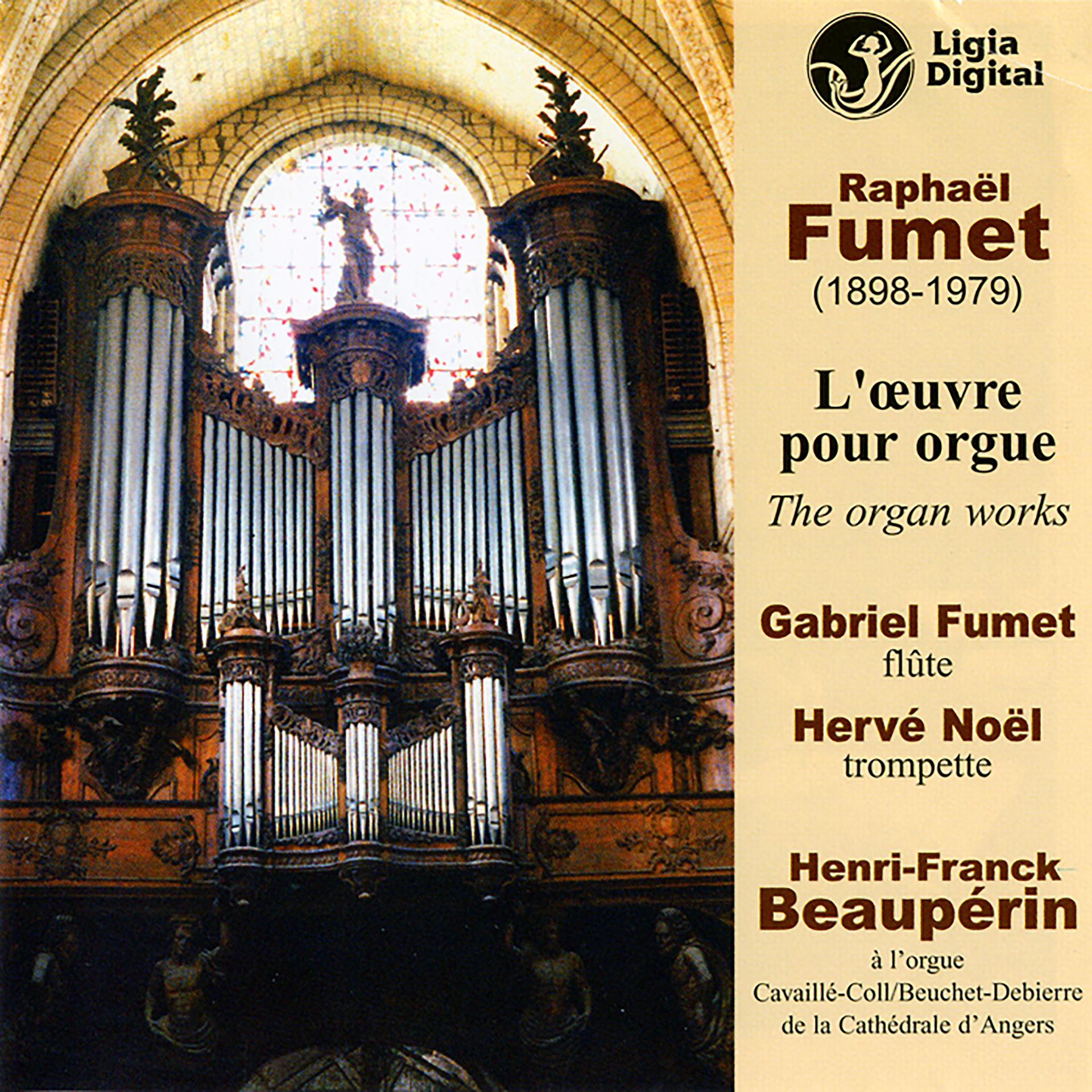 Постер альбома Raphaël Fumet : L'œuvre pour orgue