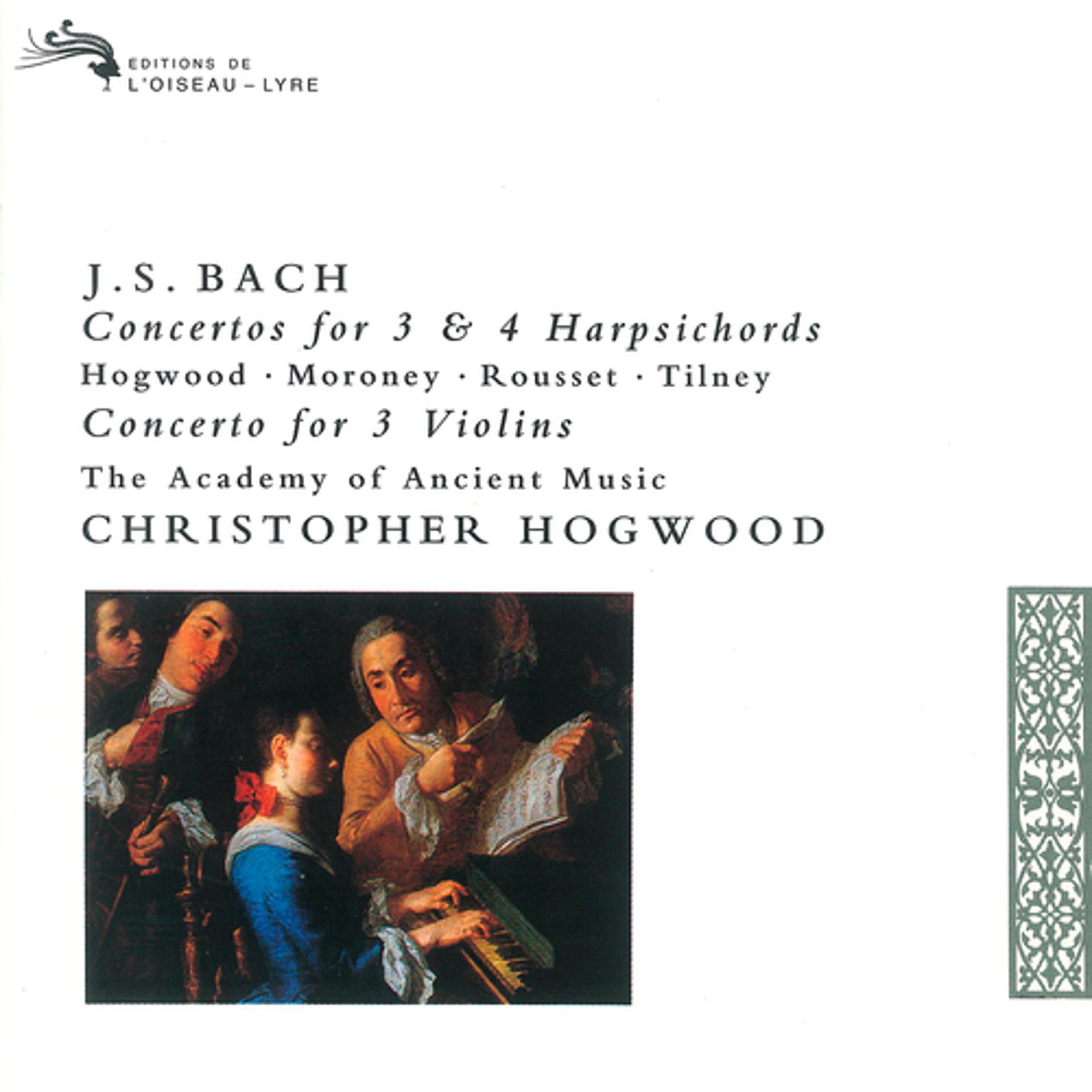Постер альбома Bach, J.S.: Concertos for 3 & 4 Harpsichords
