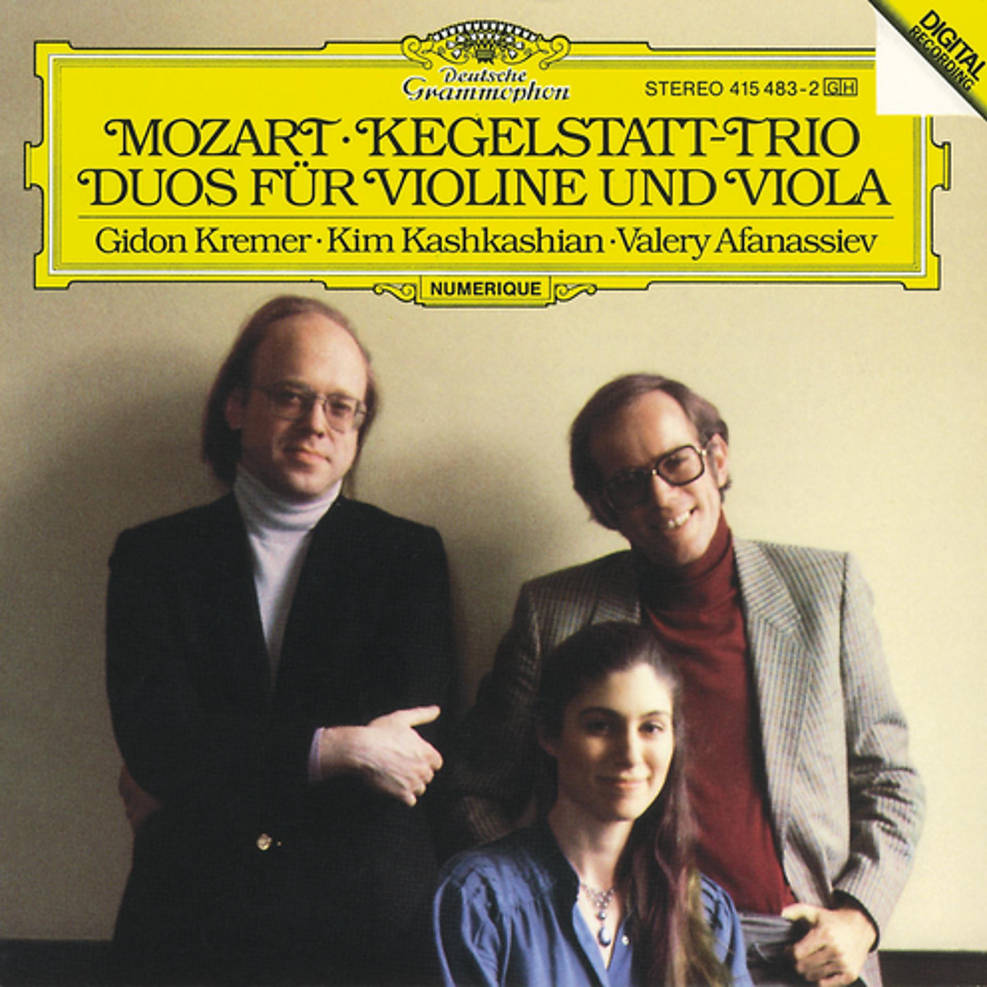 Постер альбома Mozart: Kegelstatt-Trio; Duos for Violin and Viola