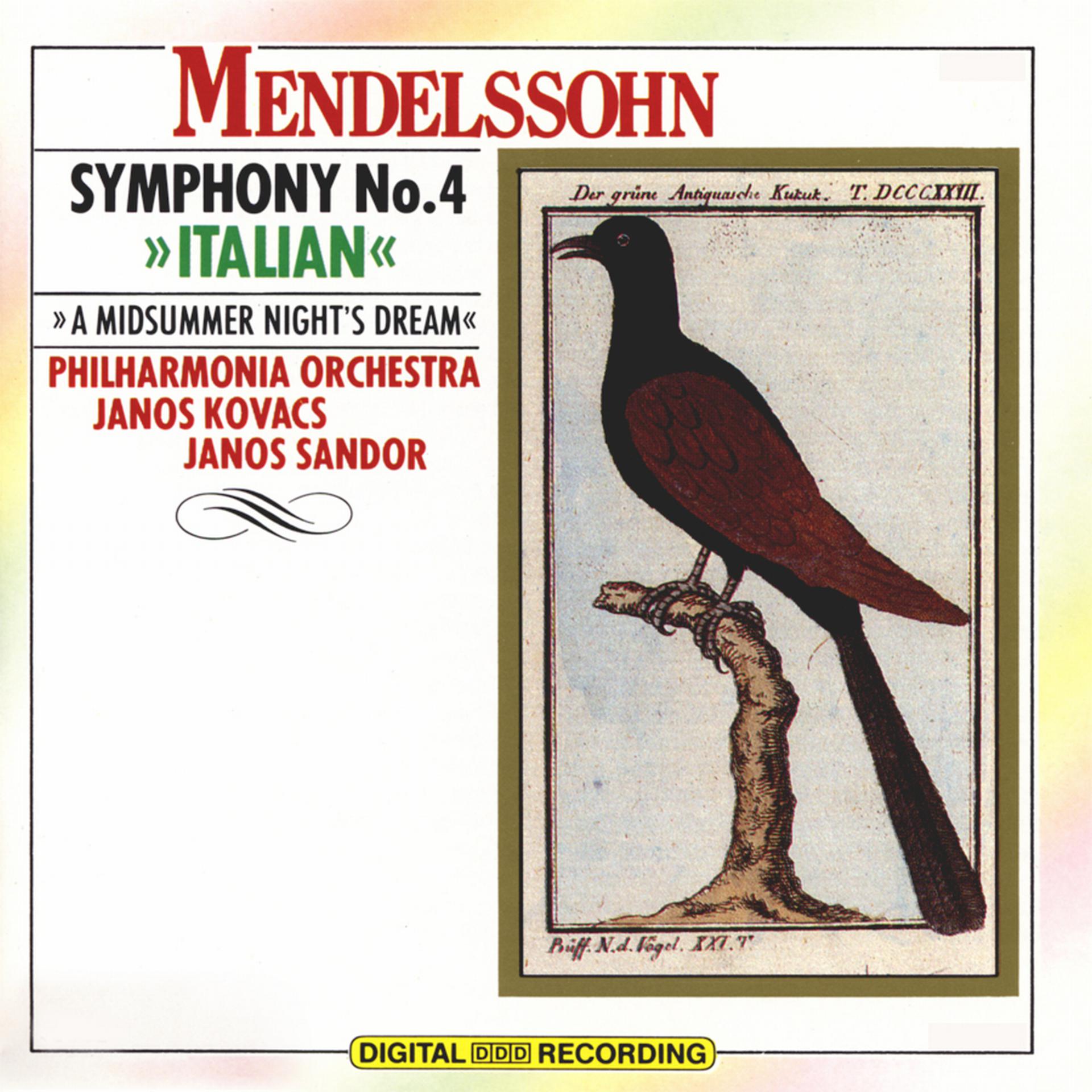 Постер альбома Mendelssohn: Symphony #4 - Midsummer Night's Dream