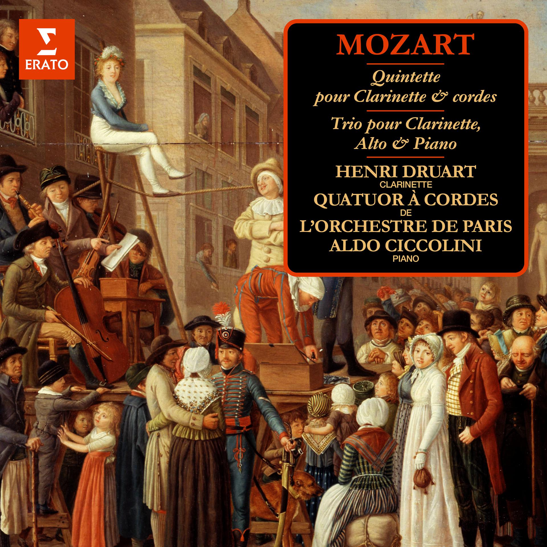 Постер альбома Mozart: Quintette pour clarinette et cordes, K. 581 & Trio pour clarinette, alto et piano, K. 498 "Des quilles"