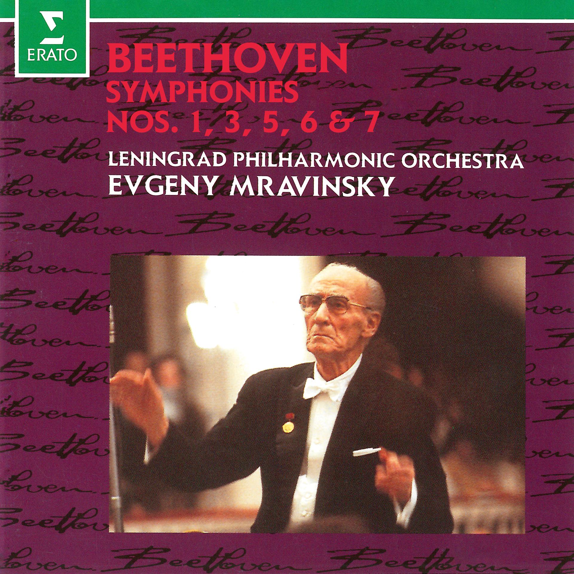 Постер альбома Beethoven: Symphonies Nos. 1, 3 "Eroica", 5, 6 "Pastoral" & 7 (Live at Leningrad)