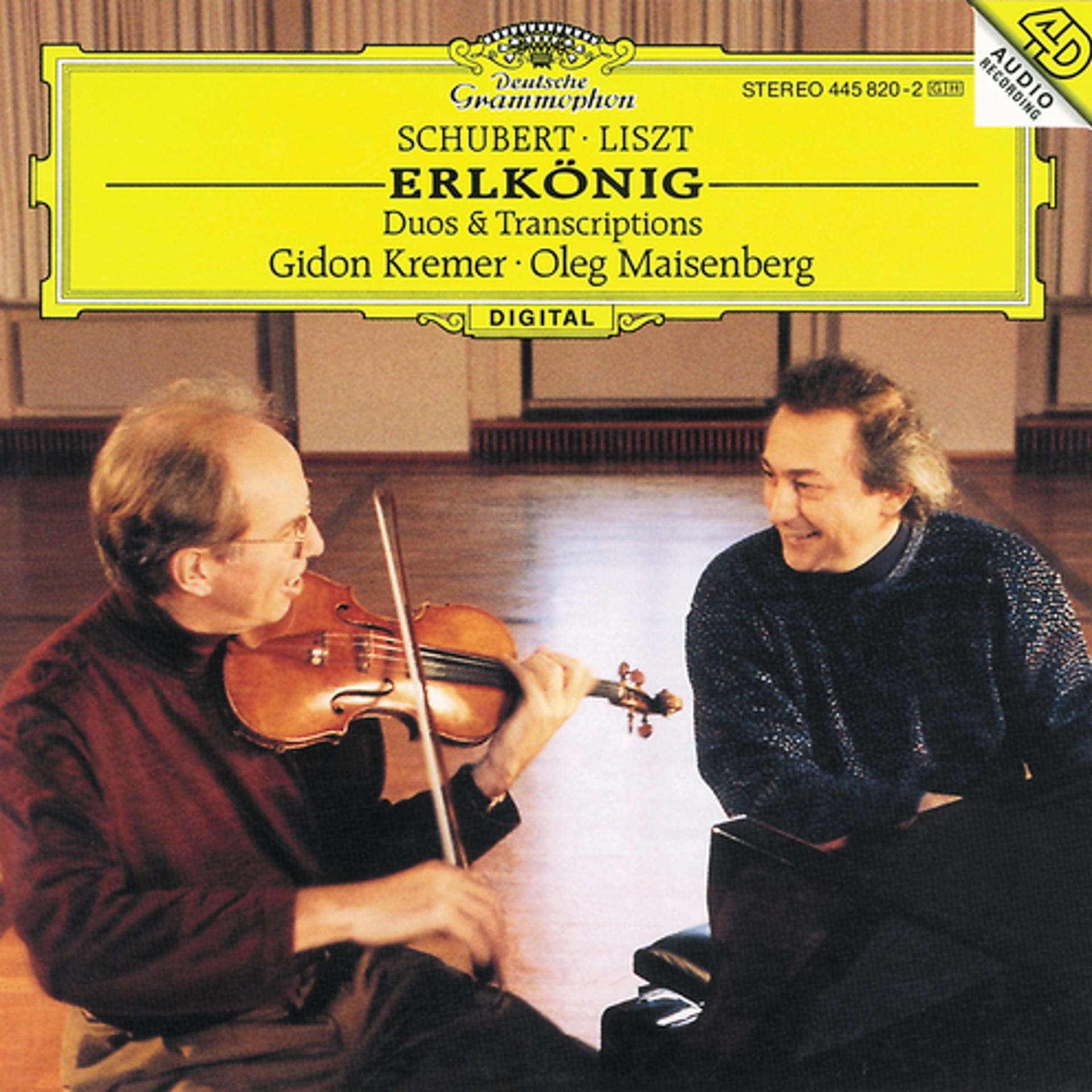 Постер альбома Schubert / Liszt: Erlkönig  Duos & Transcriptions
