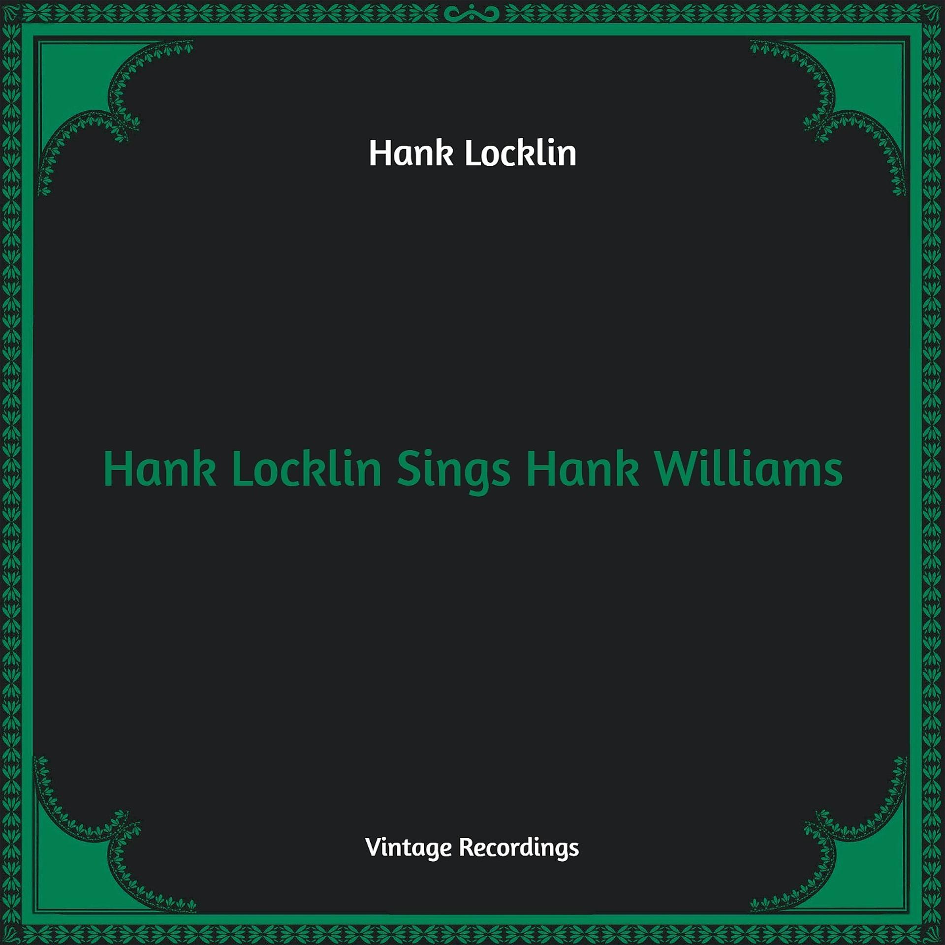 Постер альбома Hank Locklin Sings Hank Williams