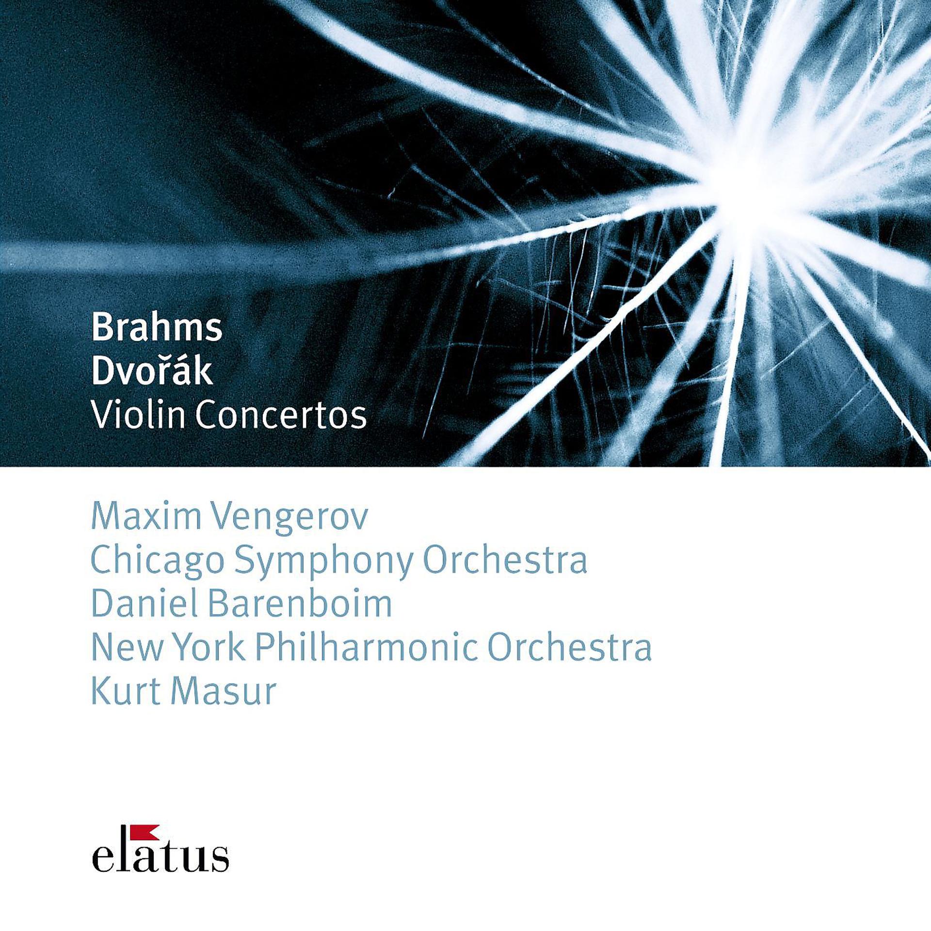 Постер альбома Dvořák & Brahms: Violin Concertos