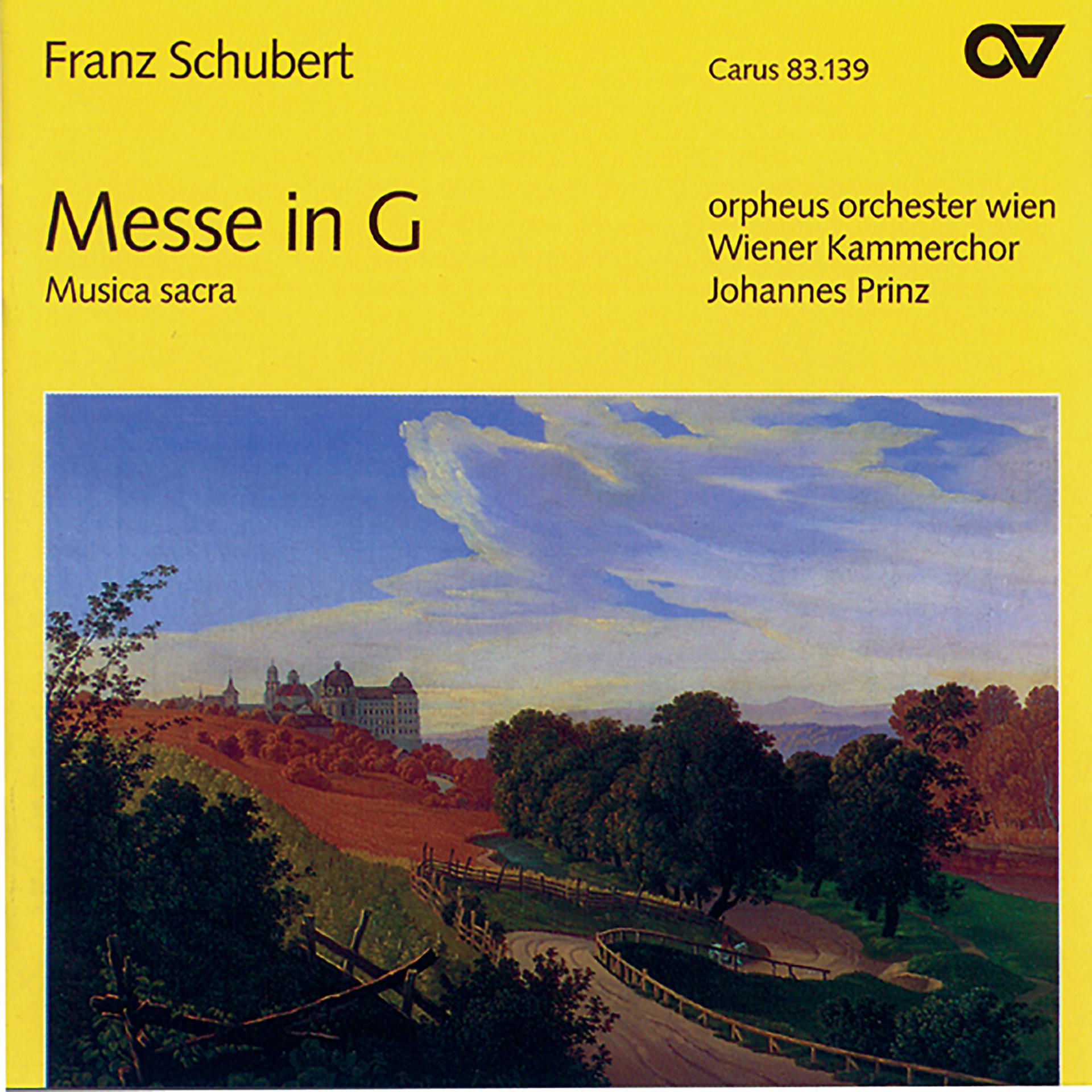 Постер альбома Franz Schubert: Messe in G. Musica sacra