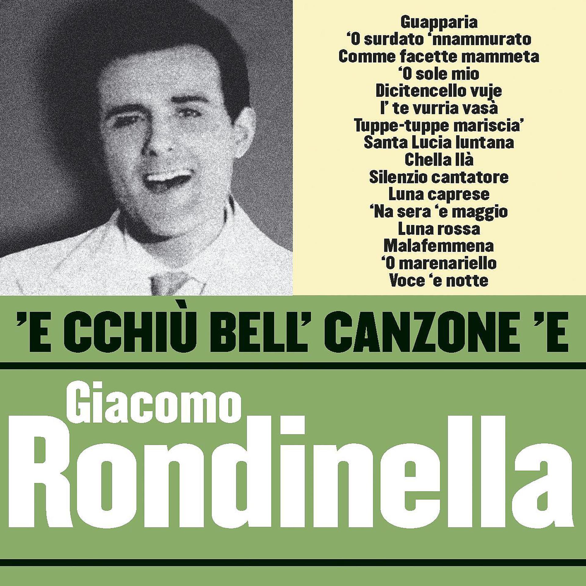Постер альбома 'E cchiù bell' canzone 'e Giacomo Rondinella