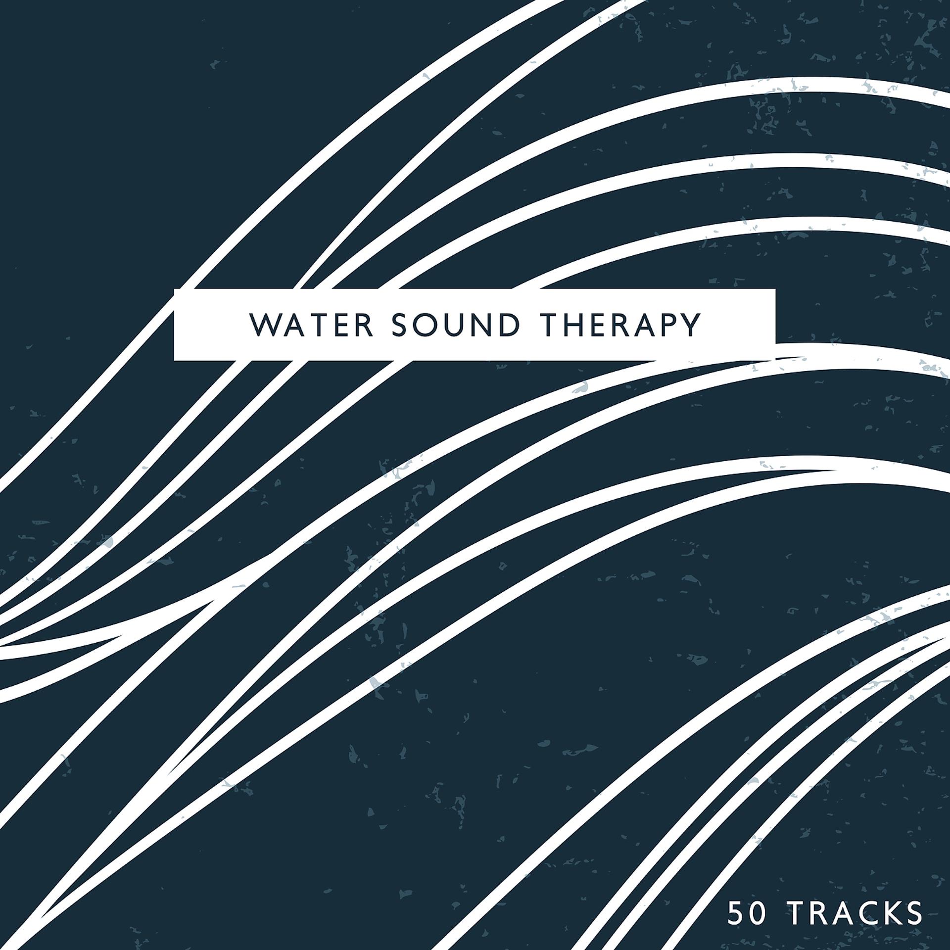 Постер альбома Water Sound Therapy: 50 Tracks Relaxing Sounds of the Ocean & Soothing Rain, Healing Power of Nature Sounds for Sleep and Relaxation