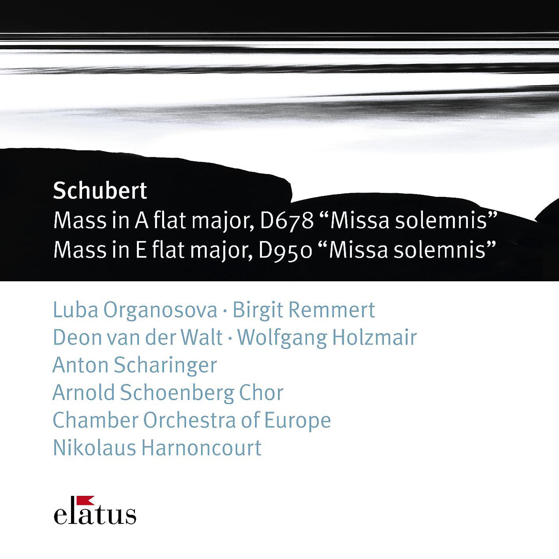 Постер альбома Schubert: Masses No. 5, D. 678 "Missa Solemnis" & No. 6, D. 950 "Missa Solemnis"
