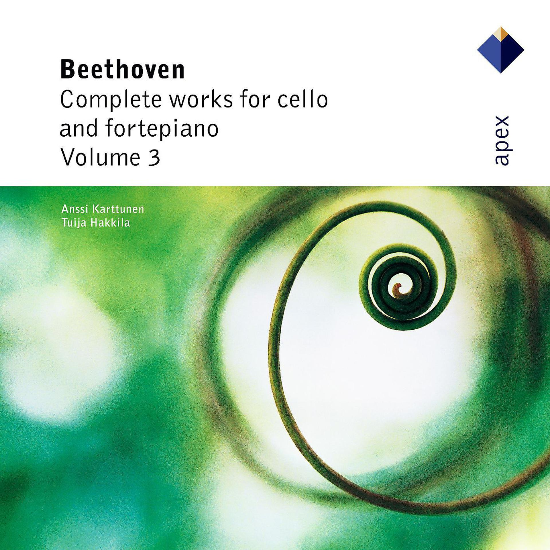 Постер альбома Ludwig van Beethoven : Complete Works for Cello and Fortepiano Vol. 3