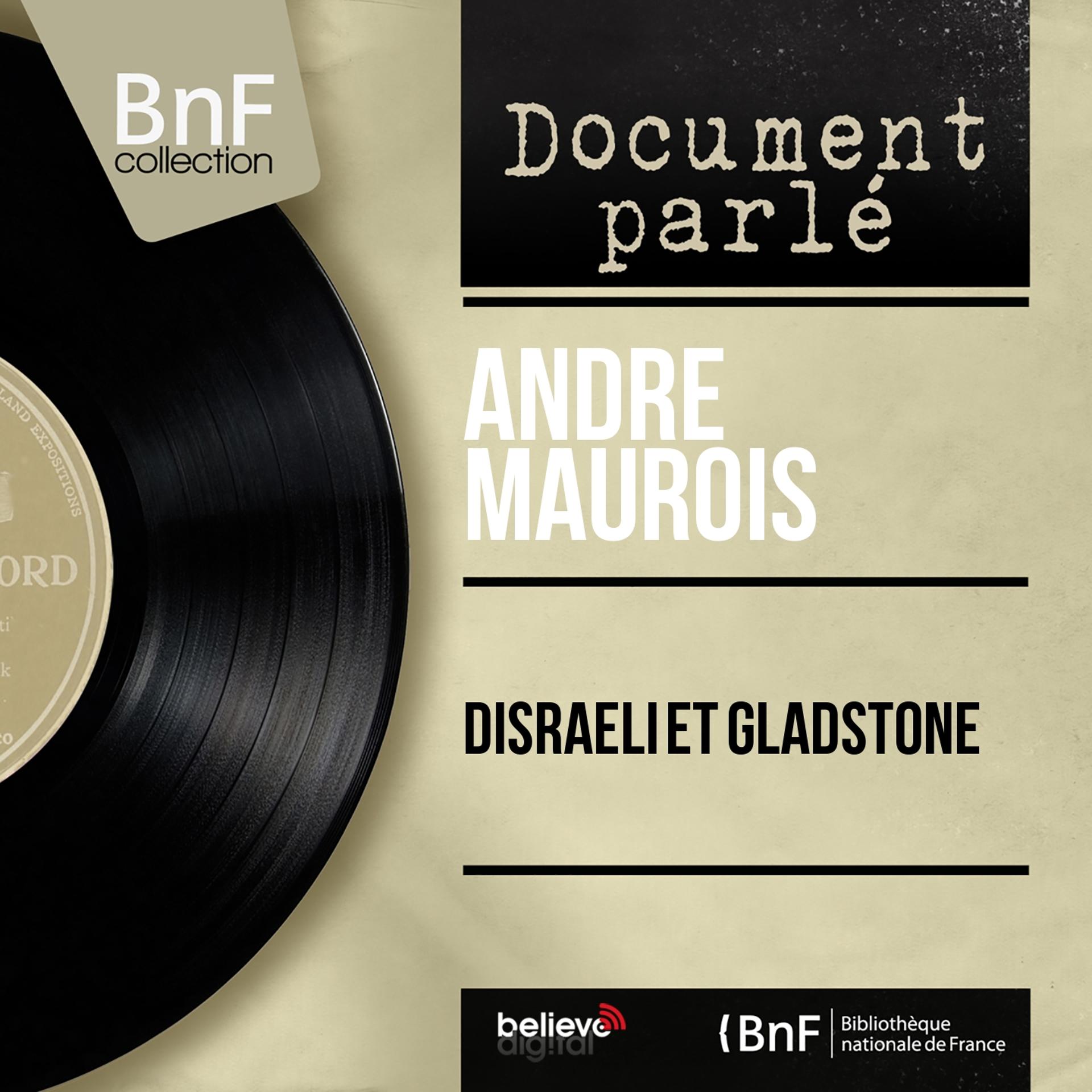 Постер альбома Disraëli et Gladstone (Mono Version)
