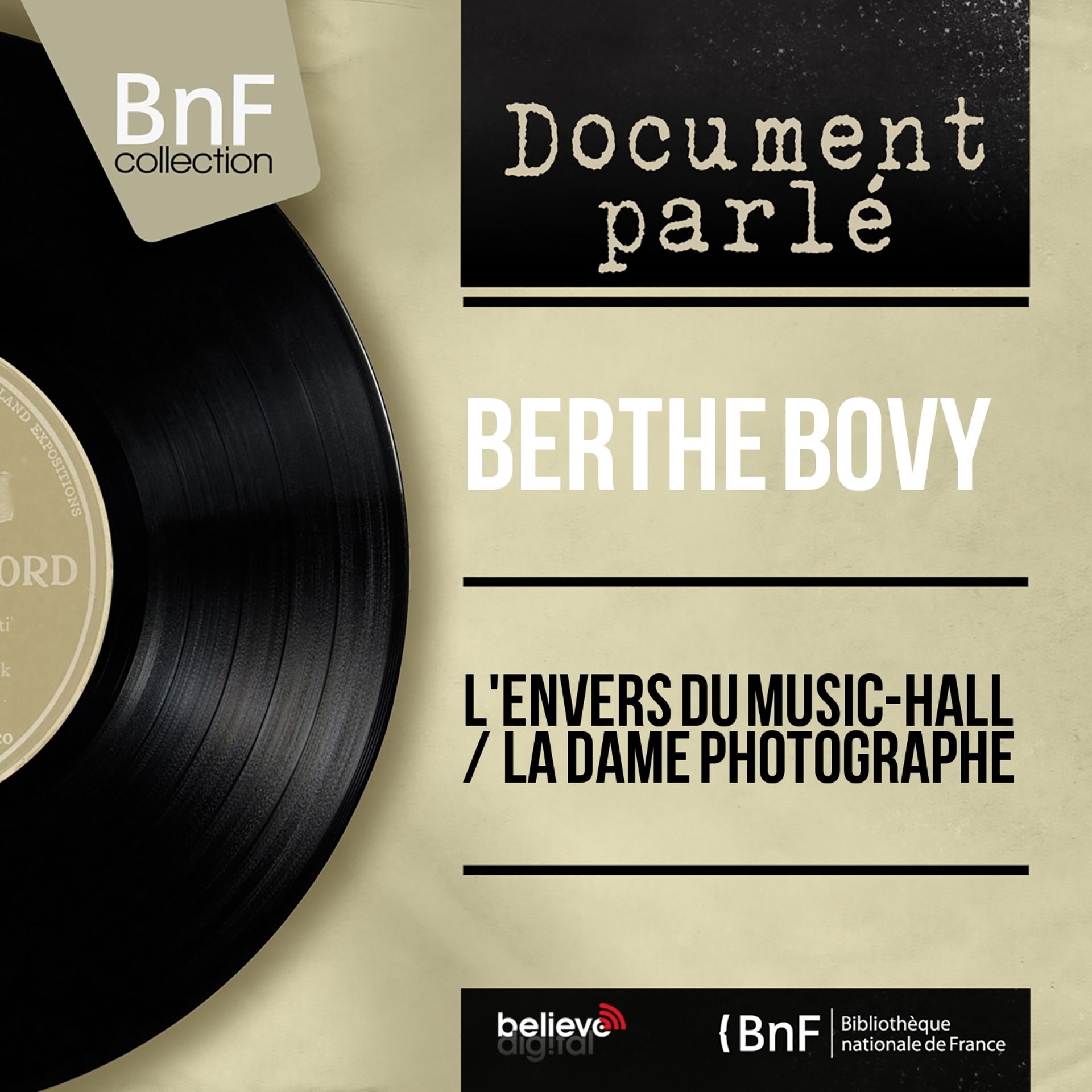 Постер альбома L'envers du music-hall / La dame photographe (Mono Version)