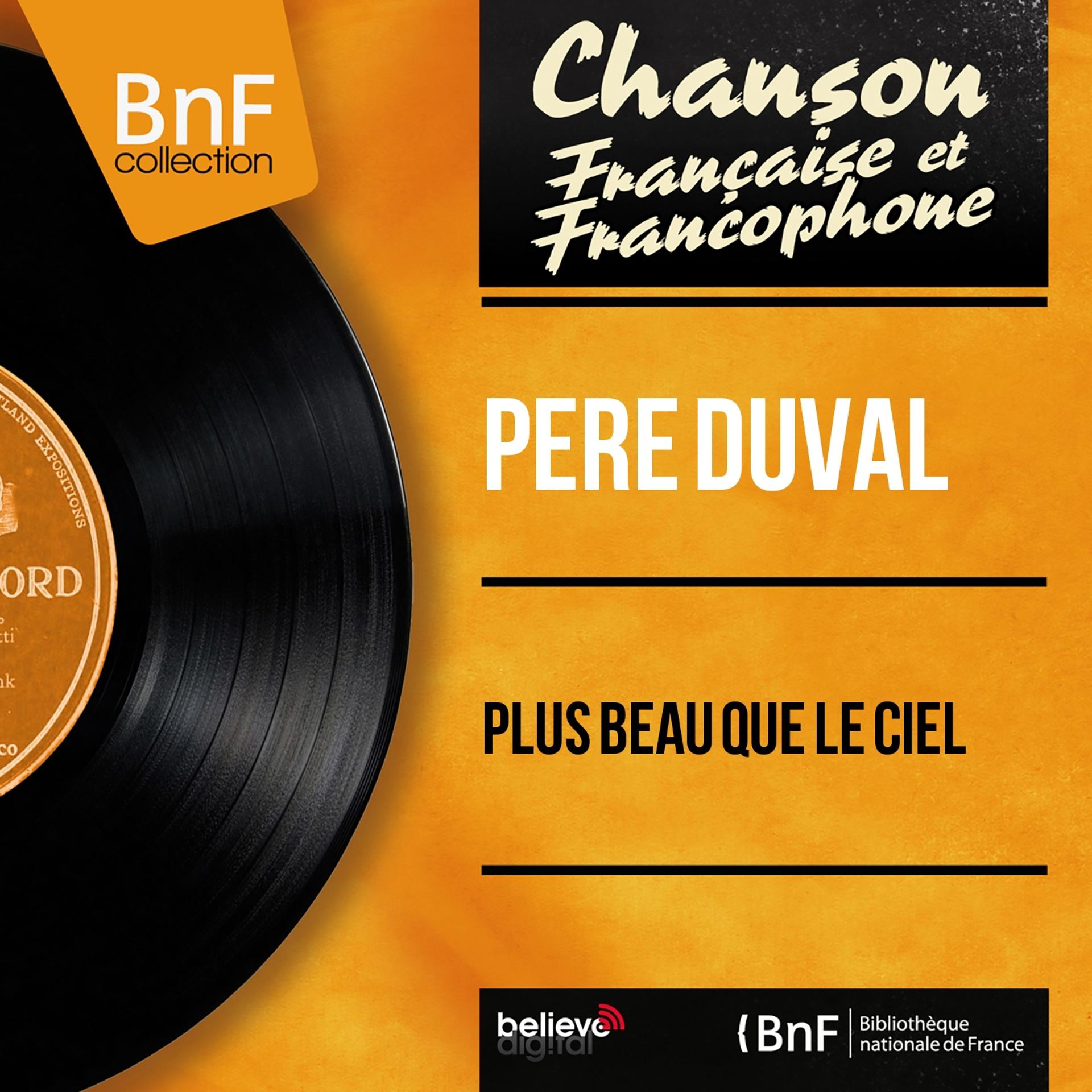 Постер альбома Plus beau que le ciel (Mono Version)