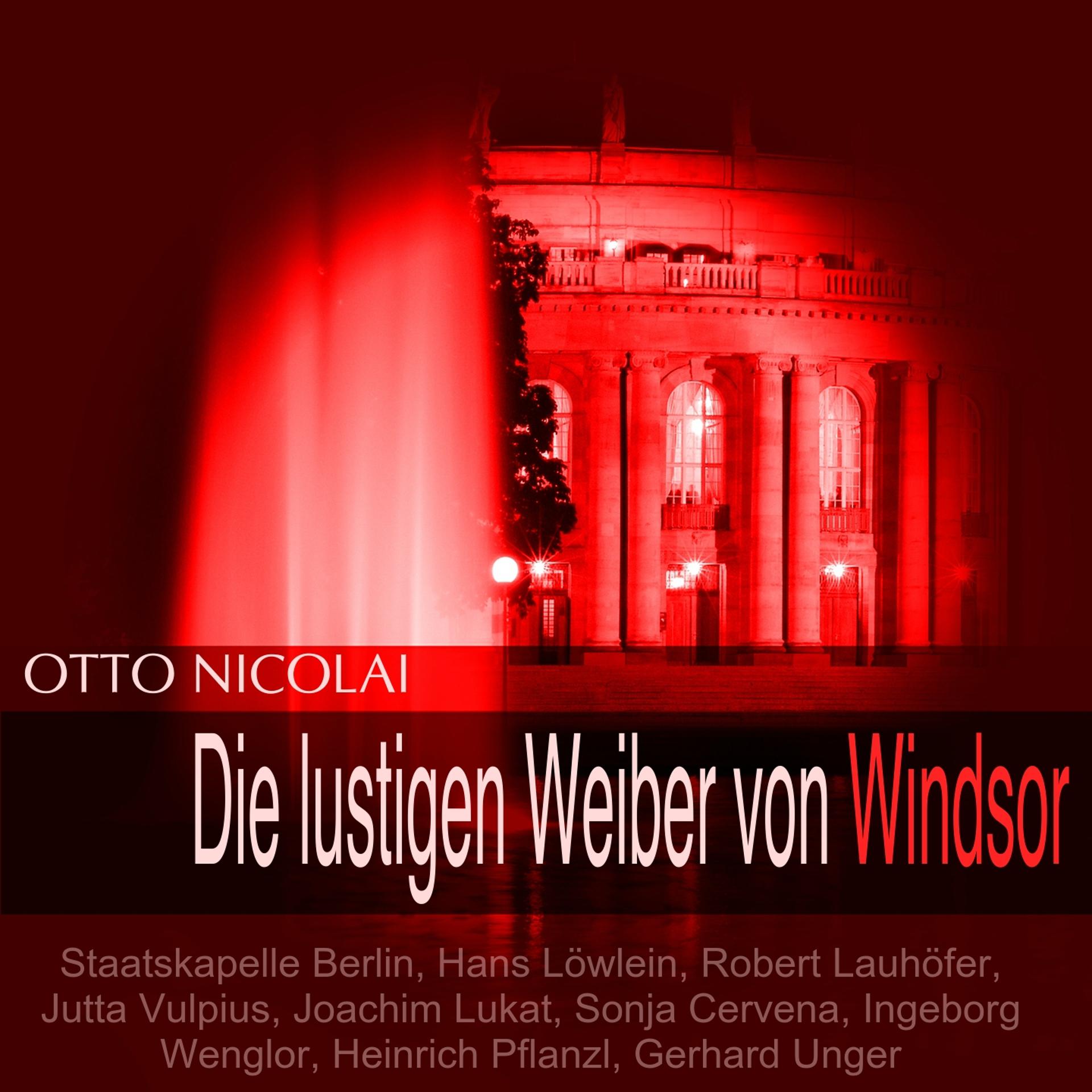 Постер альбома Nicolai: Die lustigen Weiber von Windsor