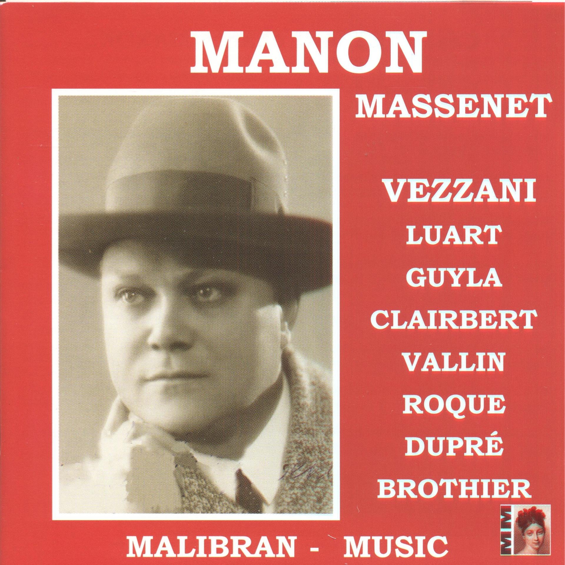 Постер альбома César Vezzani: Manon