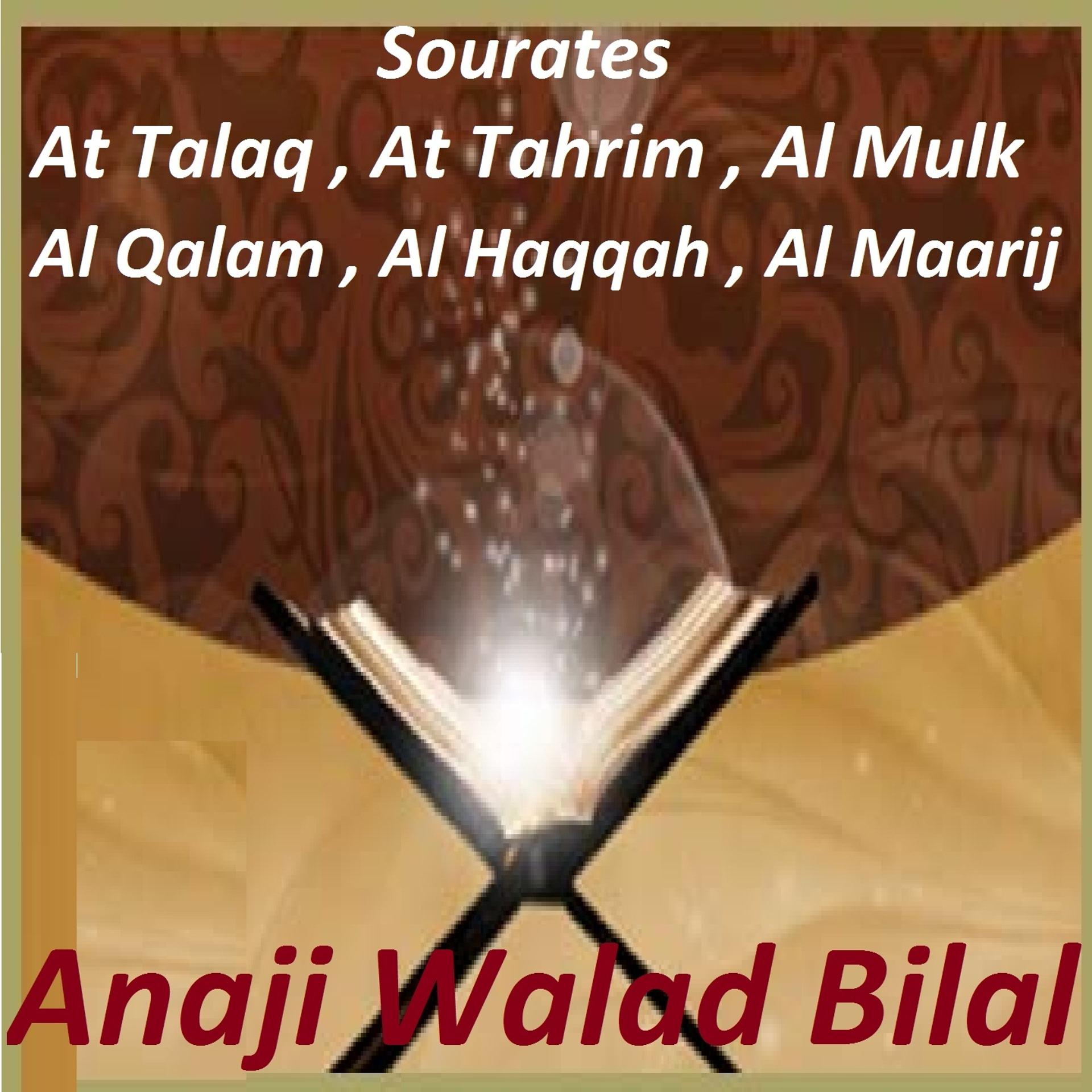 Постер альбома Sourates At Talaq, At Tahrim, Al Mulk, Al Qalam, Al Haqqah, Al Maarij
