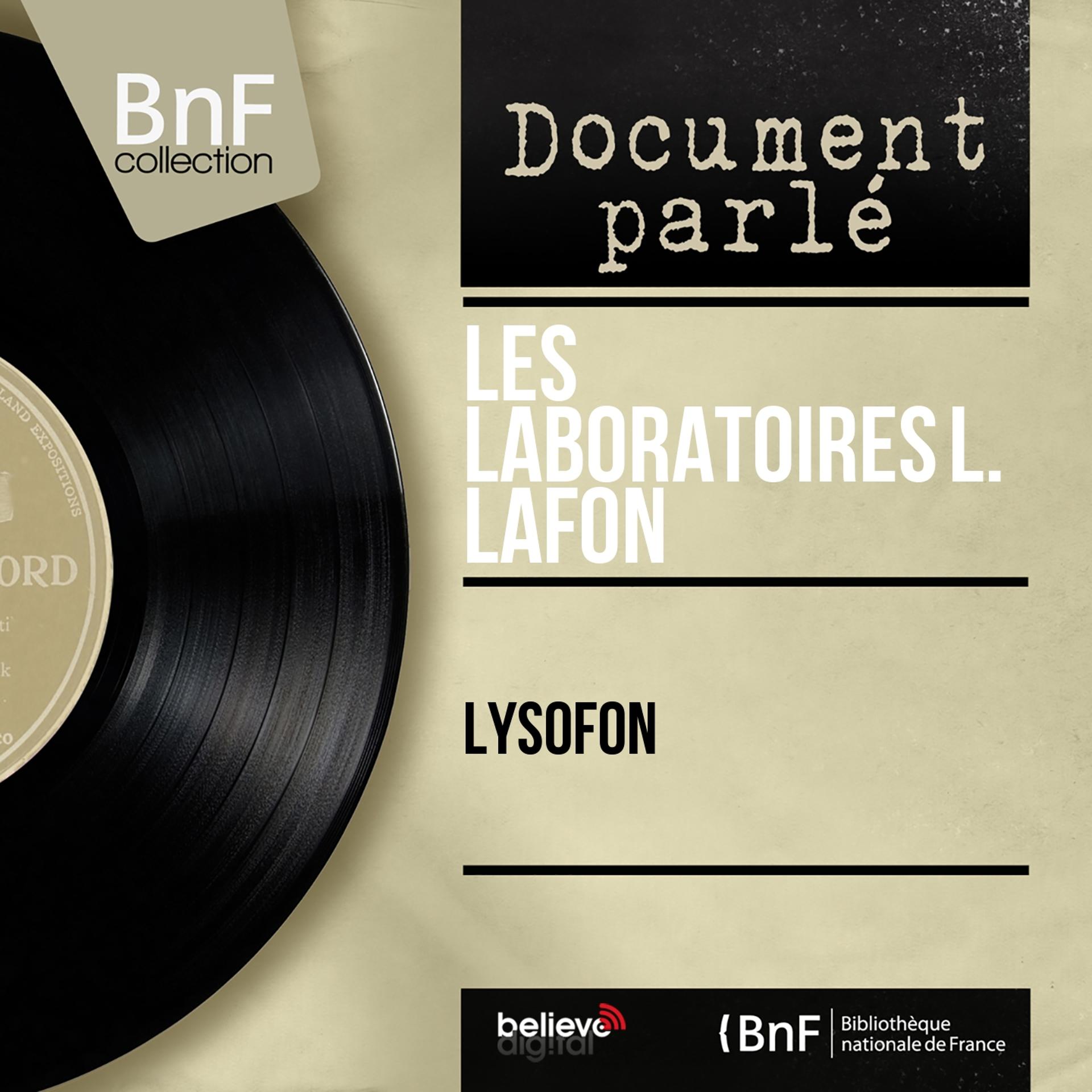 Постер альбома Lysofon (Mono Version)