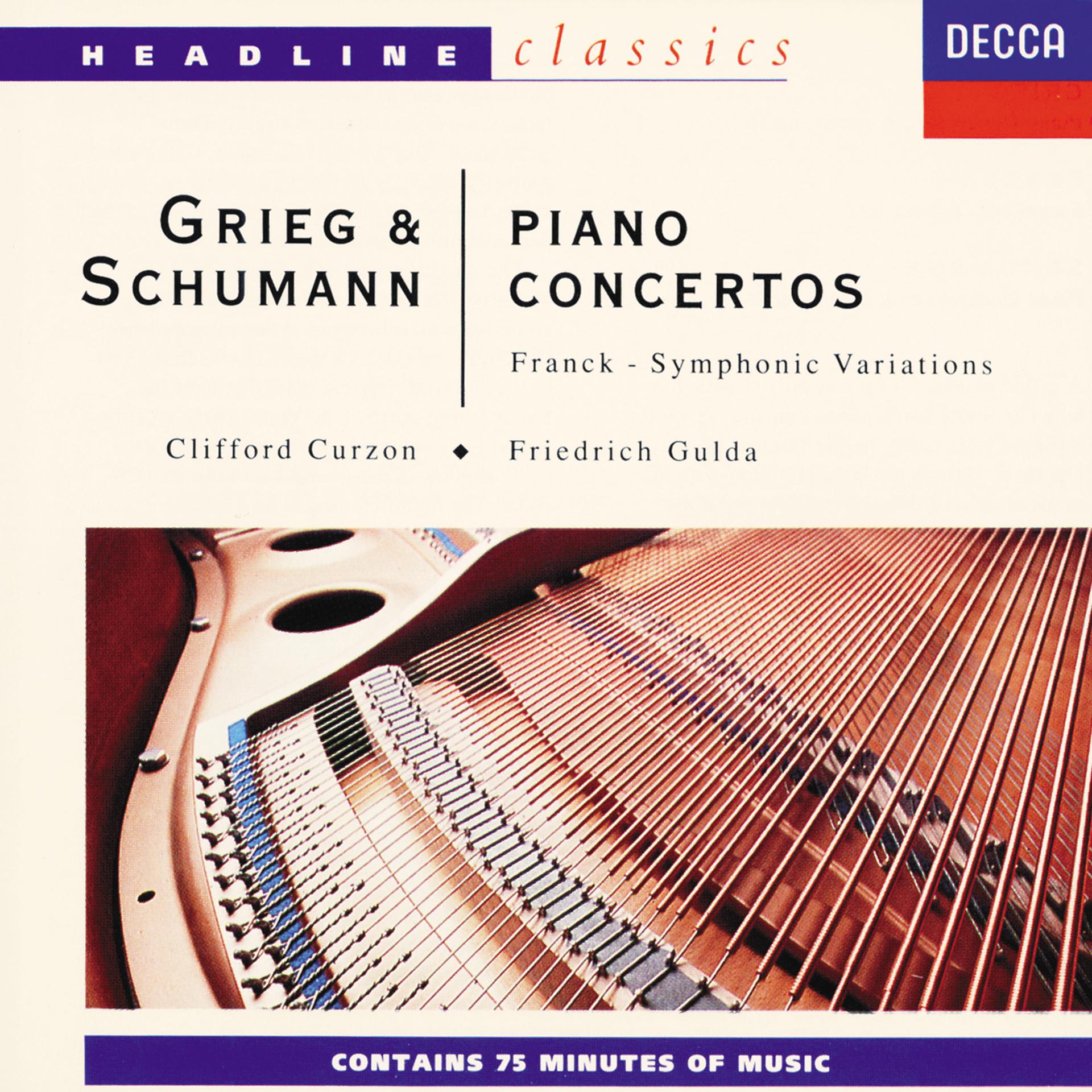 Постер альбома Grieg/Schumann/Franck: Piano Concertos/Symphonic Variations
