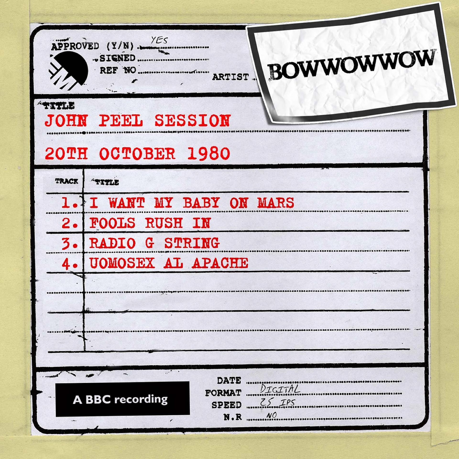 Постер альбома John Peel Session [20th October 1980]
