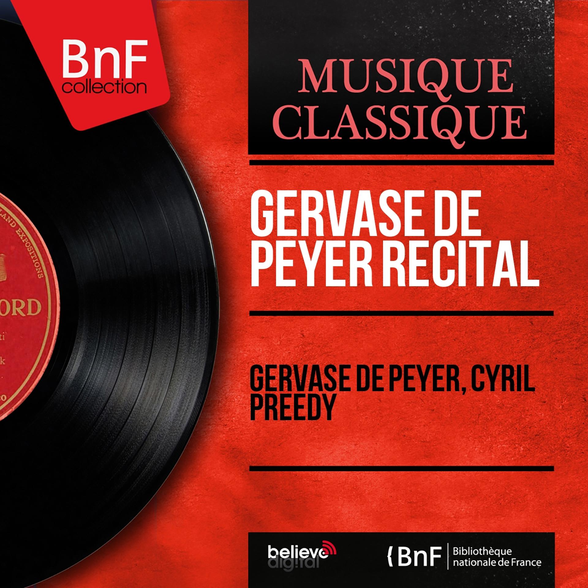 Постер альбома Gervase de Peyer Recital (Mono Version)