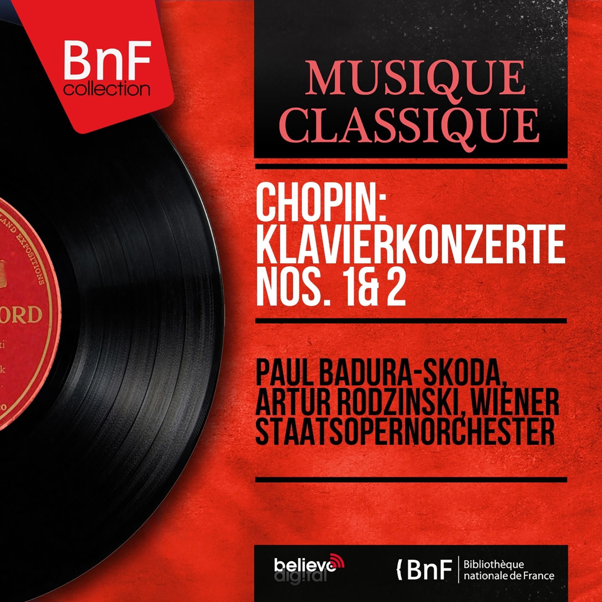 Постер альбома Chopin: Klavierkonzerte Nos. 1 & 2 (Mono Version)