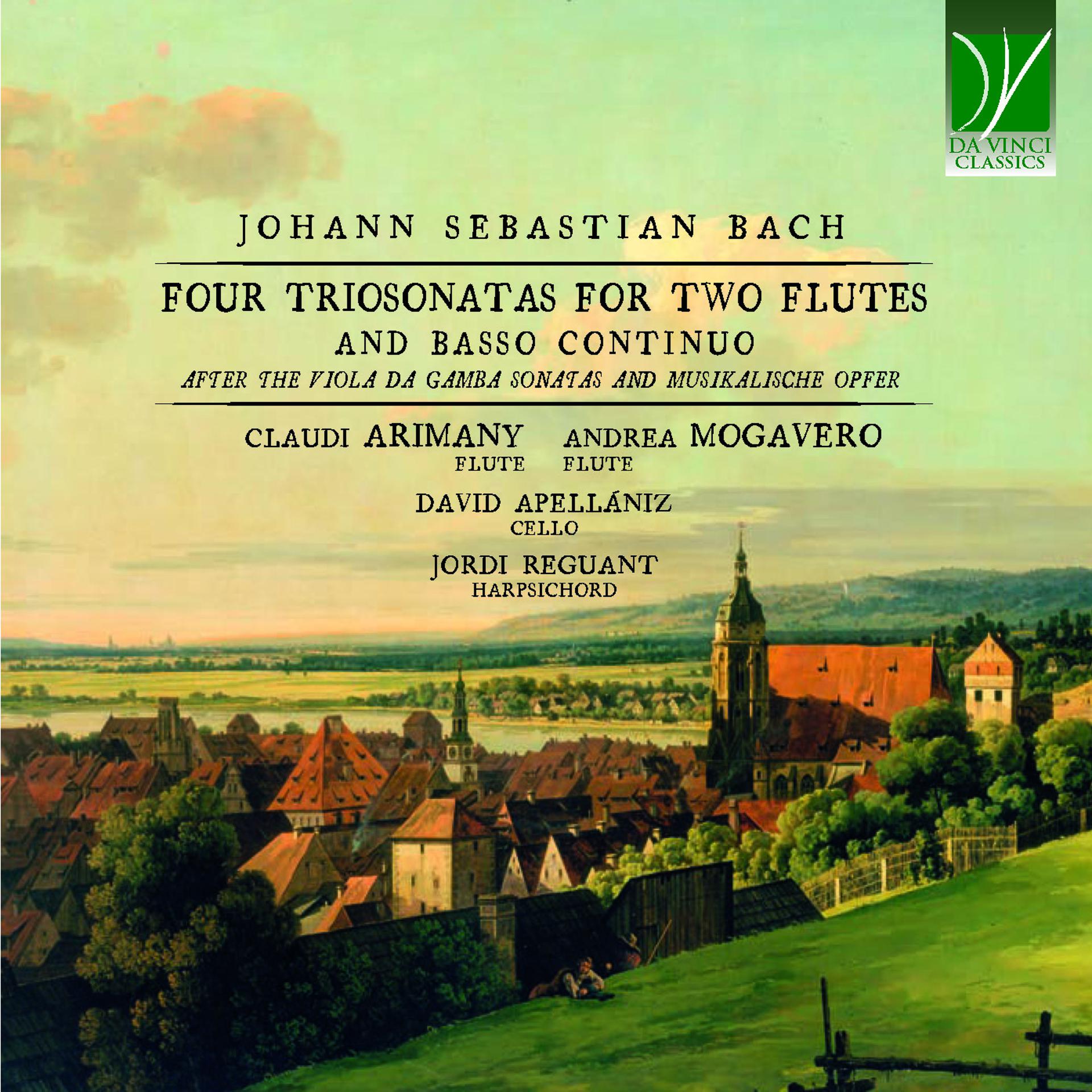 Постер альбома Johann Sebastian Bach: Four Triosonatas for Two Flutes and Basso Continuo
