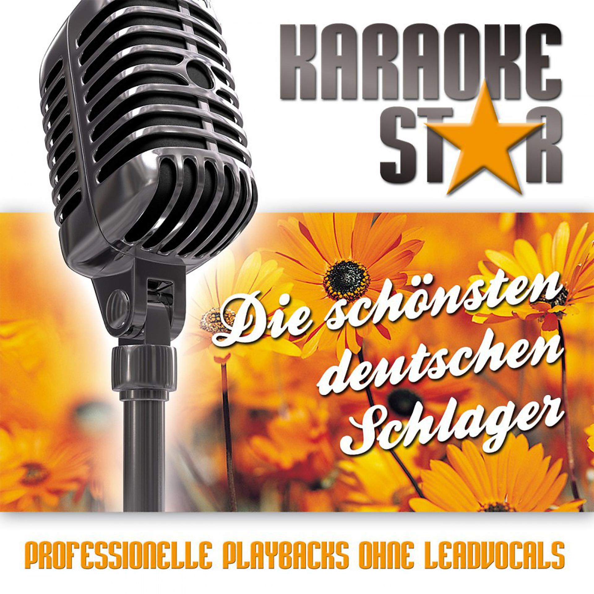 Постер альбома Karaoke Star - Die schönsten deutschen Schlager (Professionelle Playbacks ohne Leadvocals)
