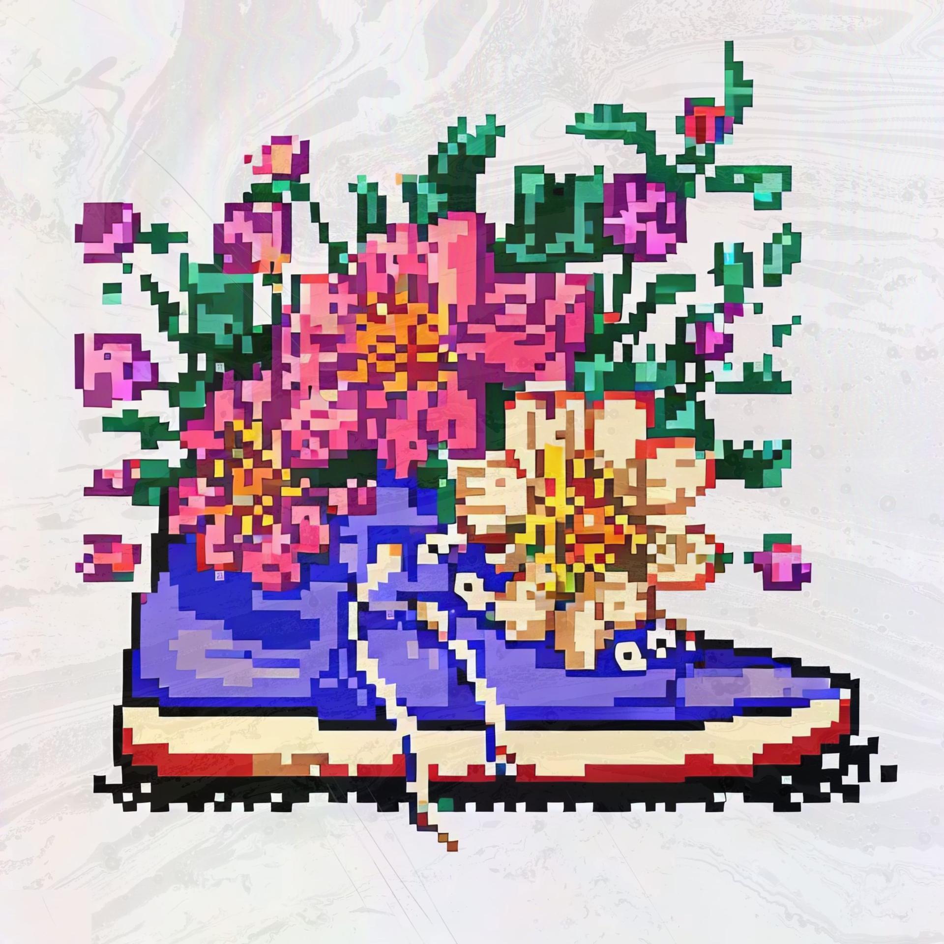 Постер альбома цветы и кеды