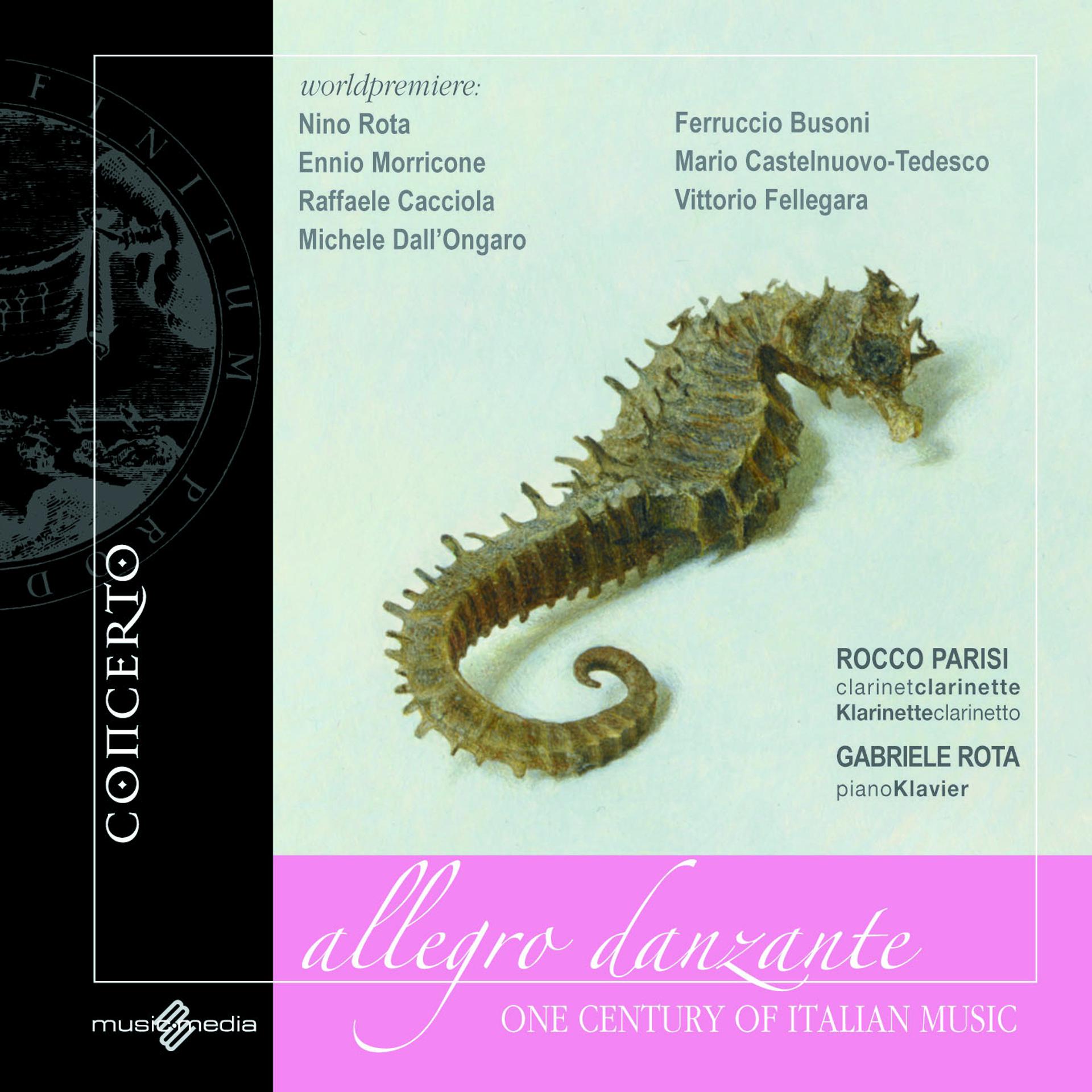 Постер альбома Allegro Danzante - One Century of Italian Music
