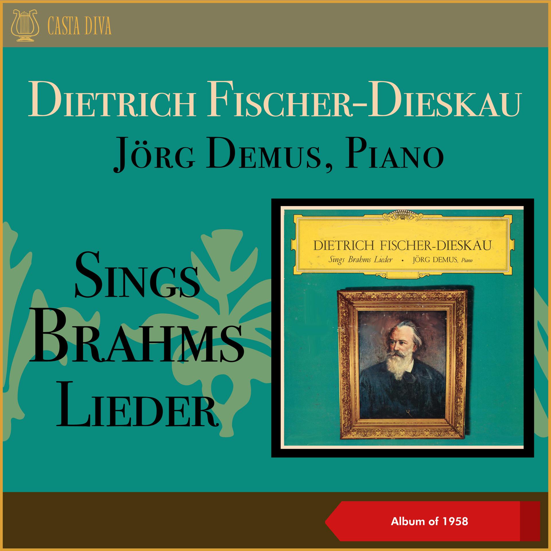 Постер альбома Dietrich Fischer-Dieskau sings Brahms Lieder