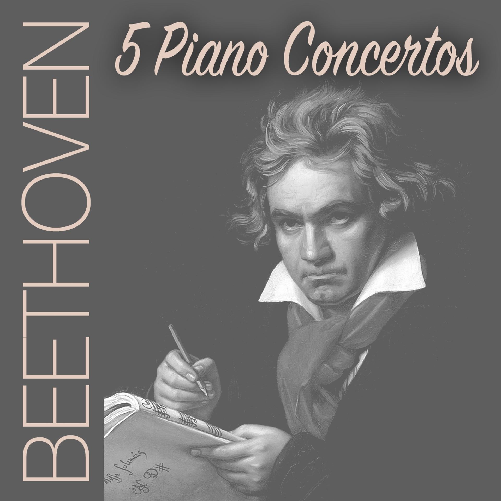Постер альбома Beethoven: 5 Piano Concertos