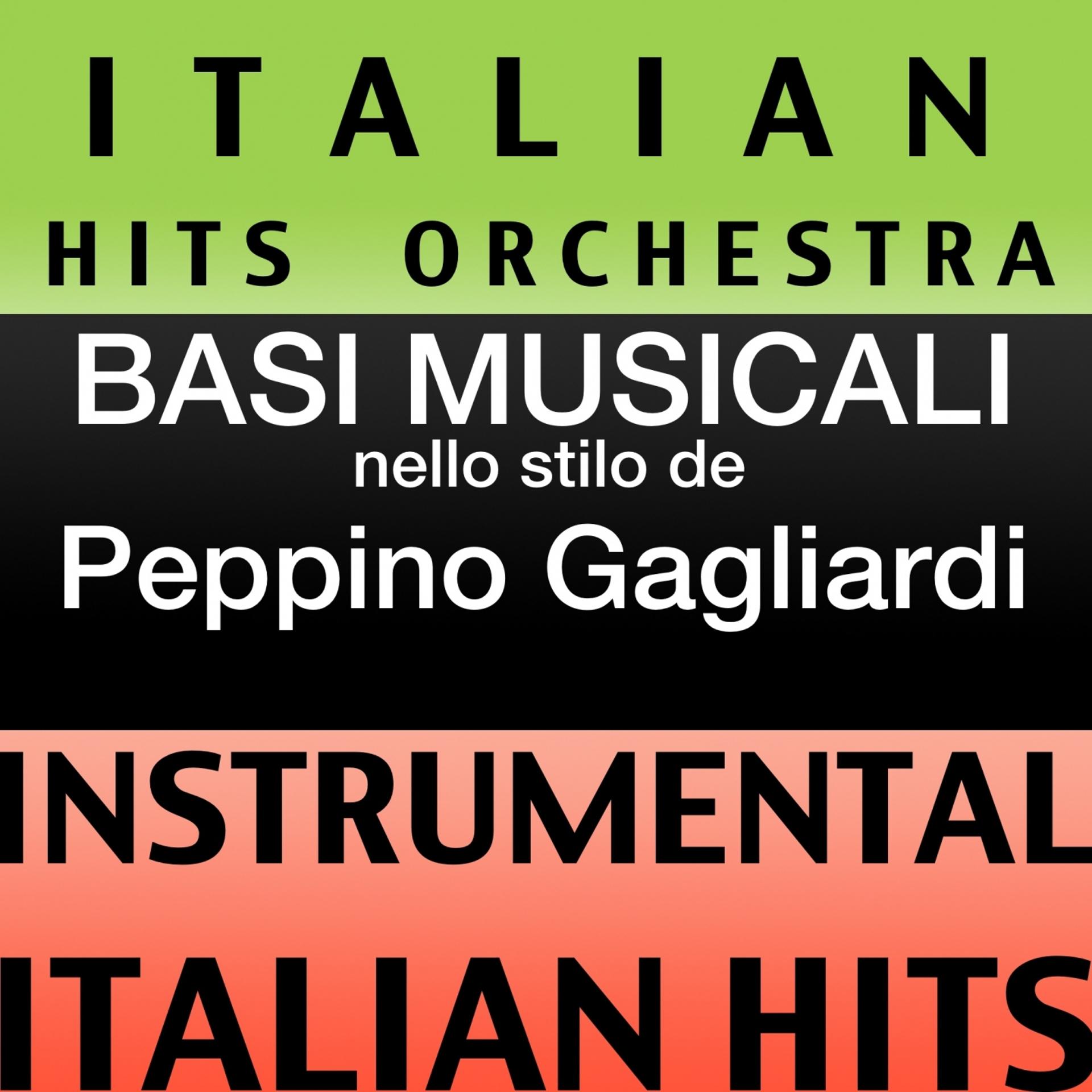 Постер альбома Basi Musicale Nello Stilo dei Peppino Gagliardi (Instrumental Karaoke Tracks)