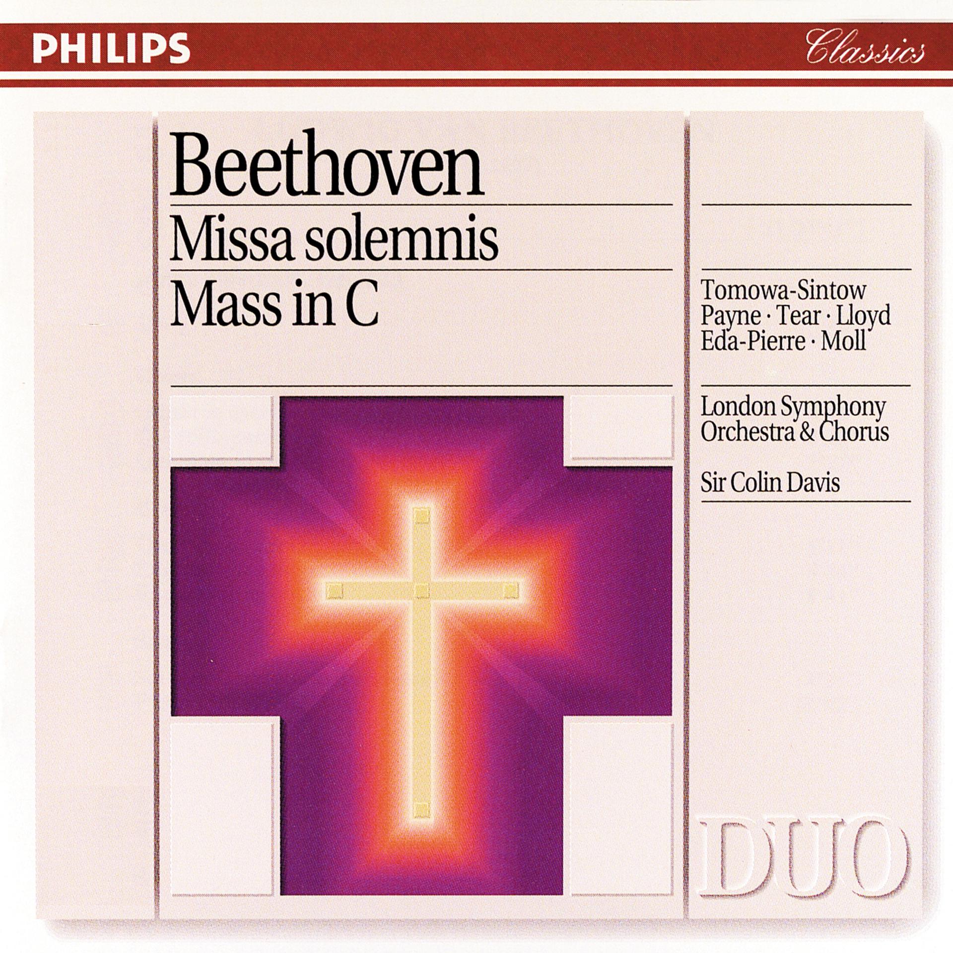 Постер альбома Beethoven: Missa Solemnis/Mass in C