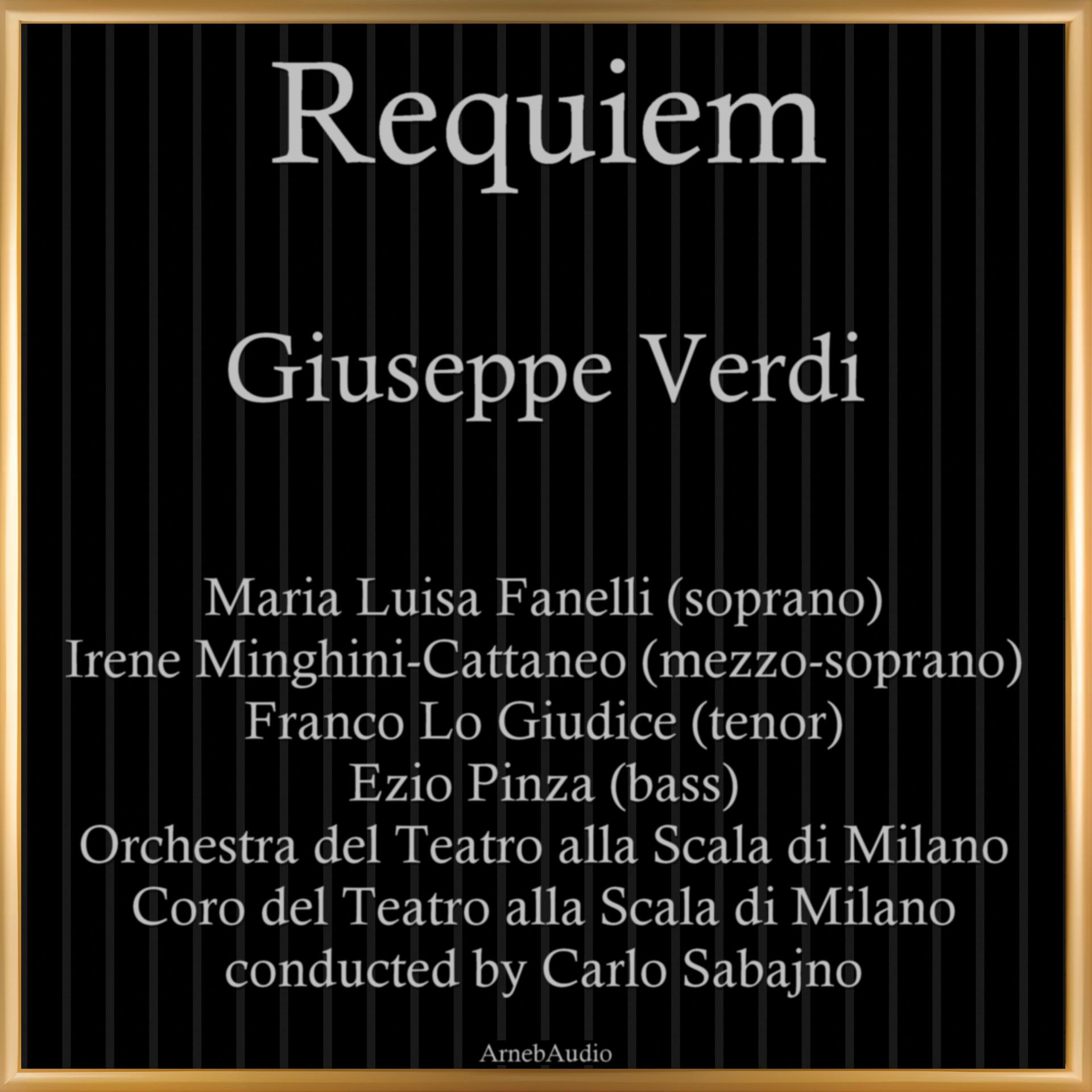 Постер альбома Giuseppe Verdi: Requiem