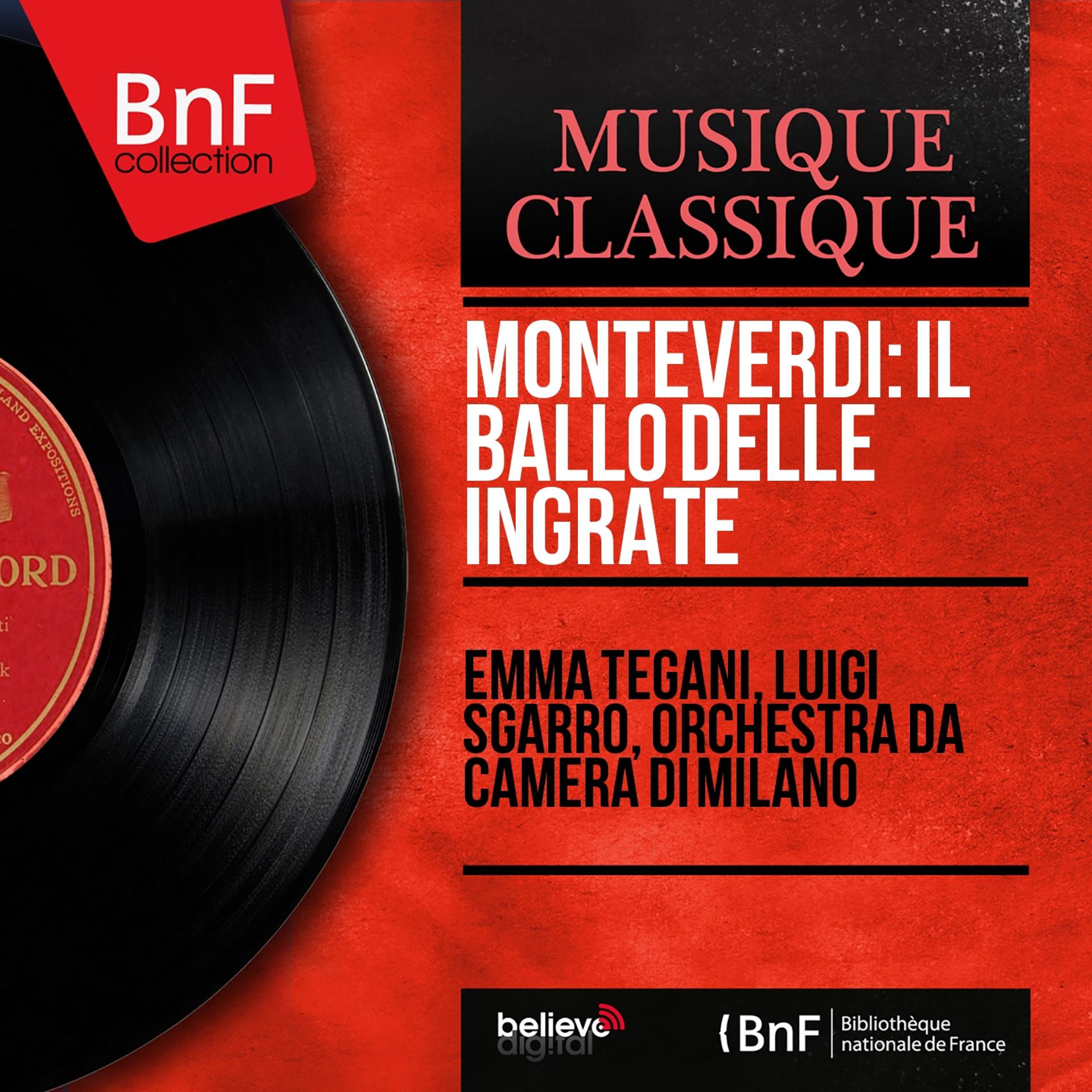 Постер альбома Monteverdi: Il ballo delle ingrate (Mono Version)