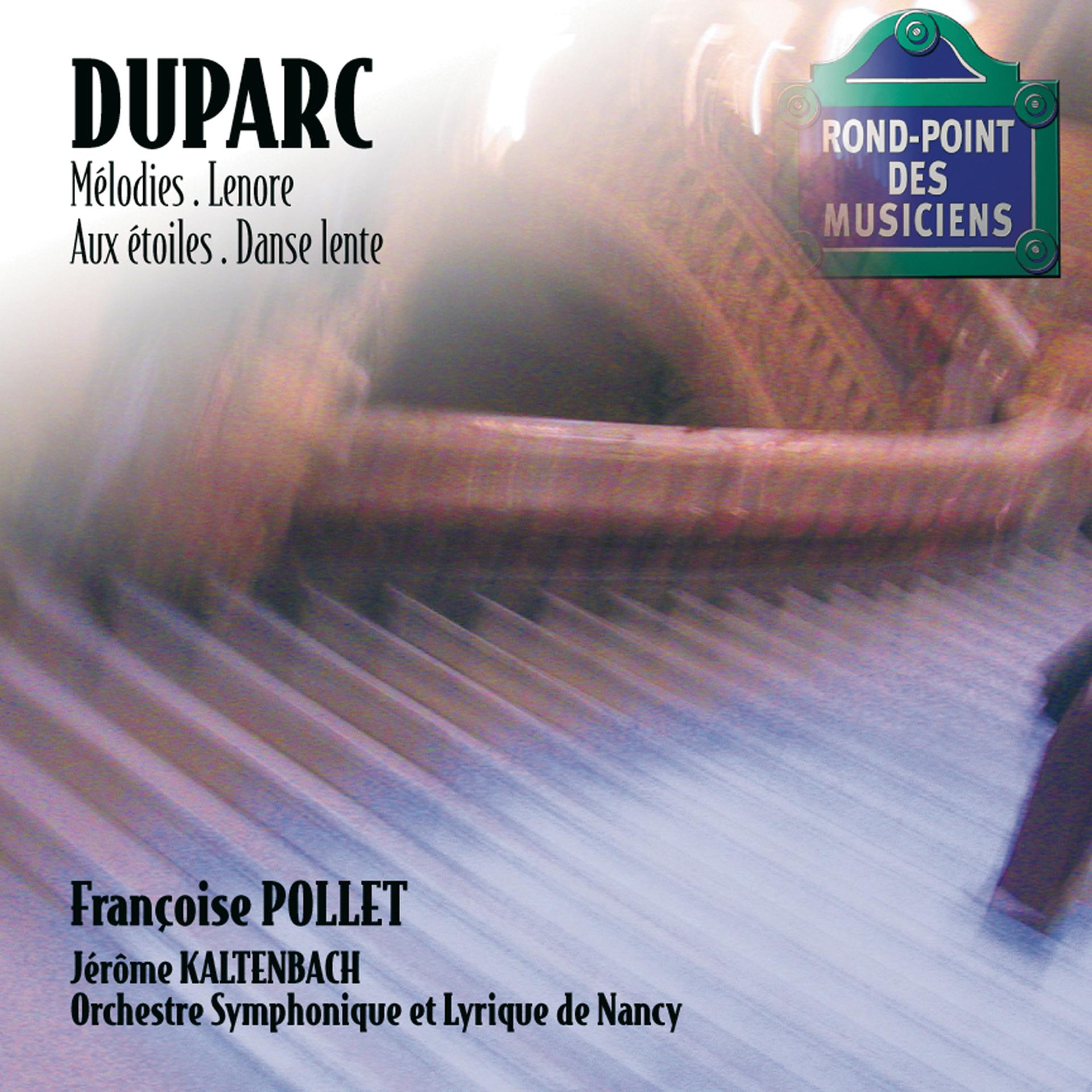Постер альбома Duparc-Mélodies-Pollet