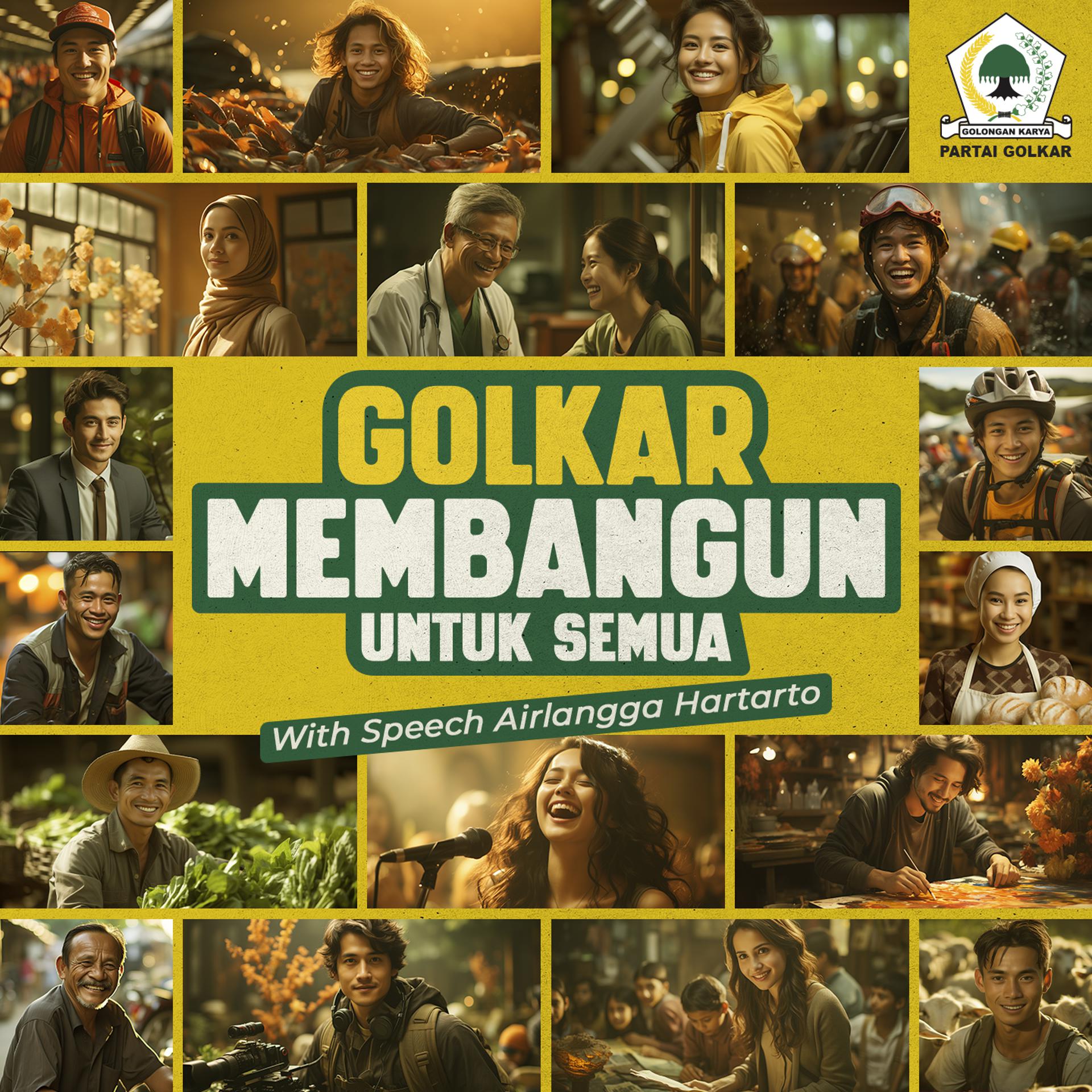 Постер альбома Golkar Membangun Untuk Semua (with speech Airlangga Hartarto)