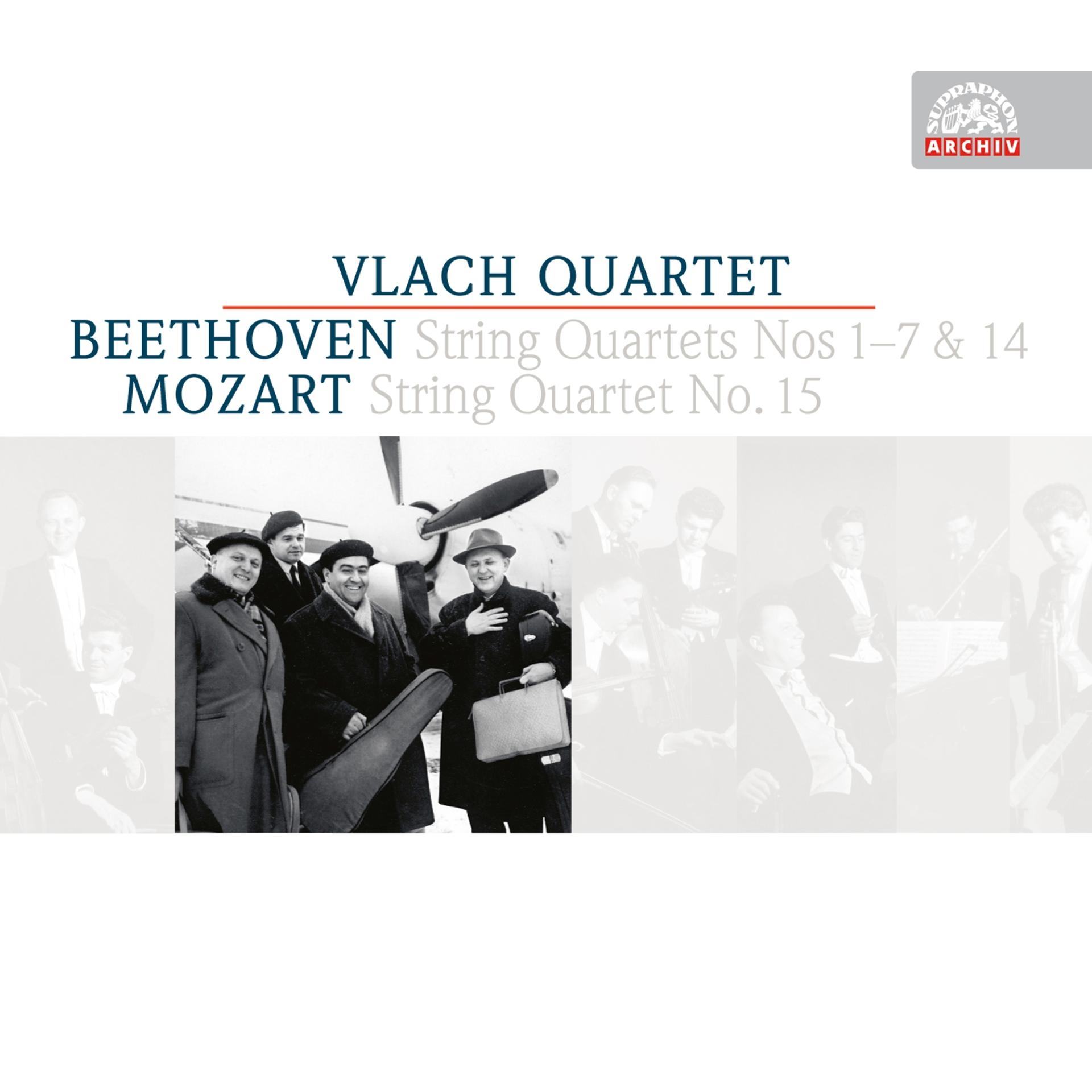Постер альбома Beethoven: String Quartets Nos 1-7 & 14 - Mozart: String Quartet No. 15
