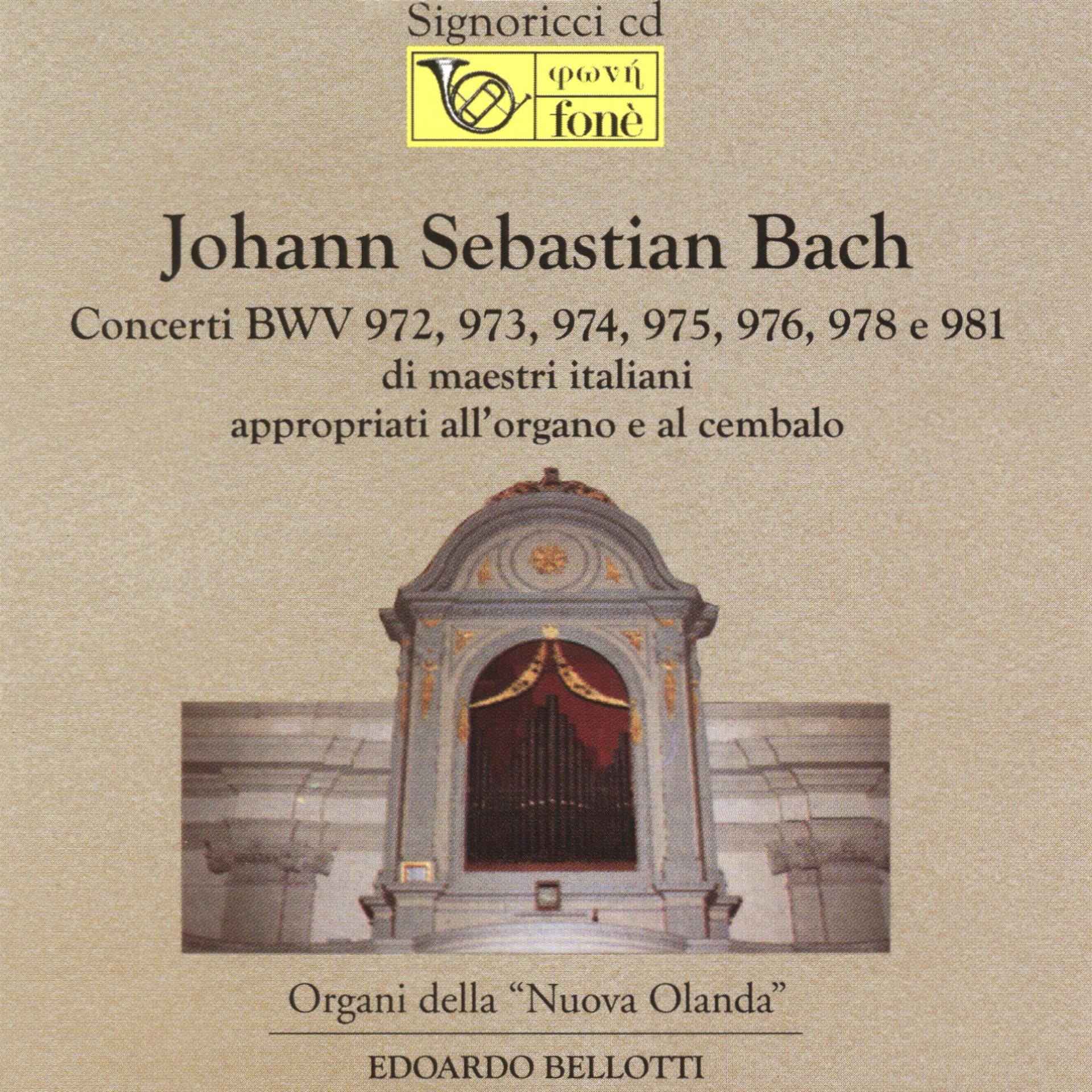 Постер альбома Bach: 16 Konzerte nach verschiedenen Meistern, Concertos Nos. 1 - 5, 7, 10