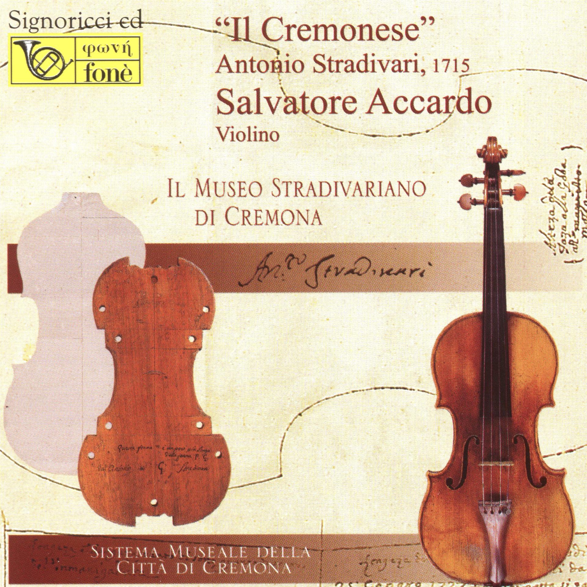 Постер альбома "Il Cremonese" Antonio Stradivari, 1715