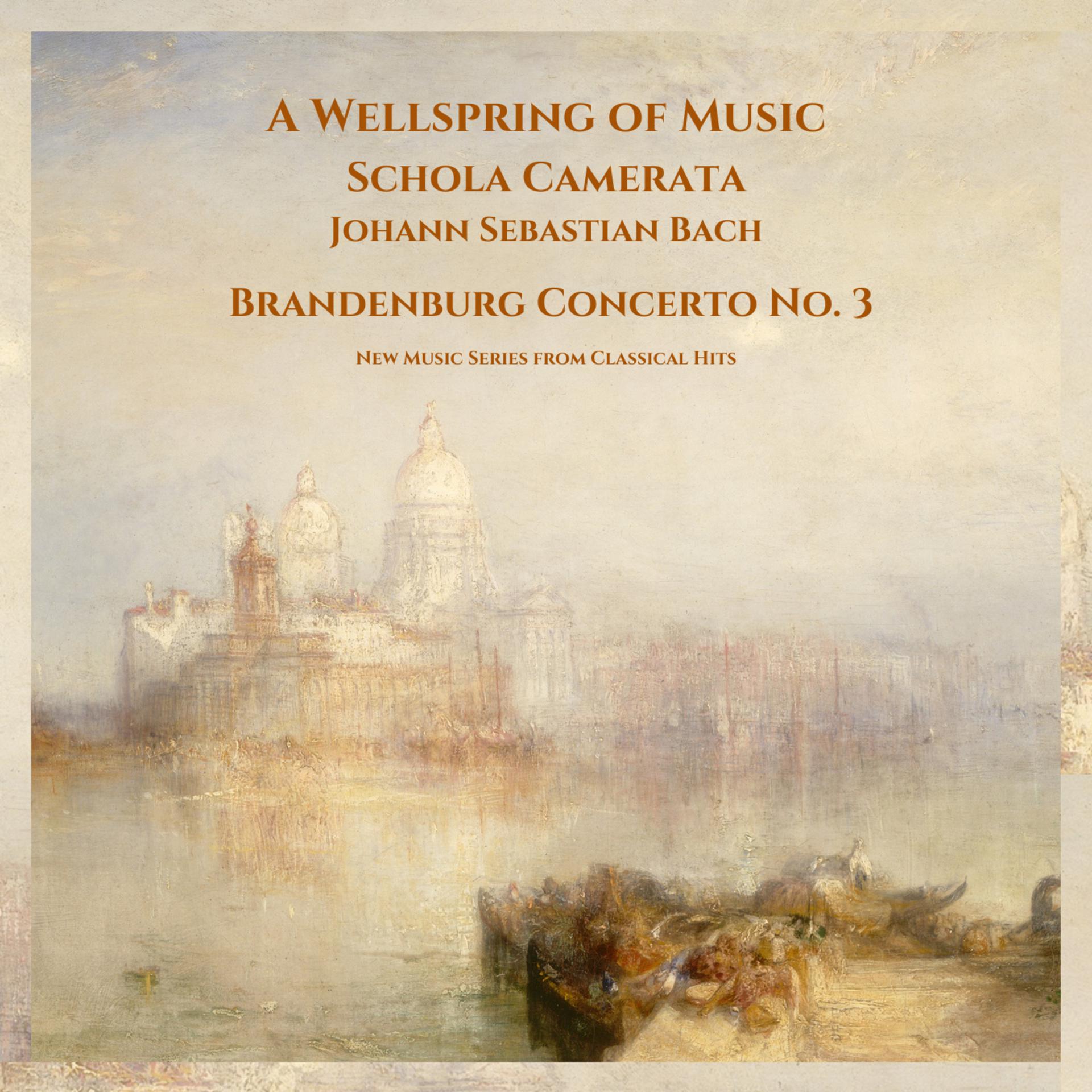 Постер альбома A Wellspring of Music - Brandenburg Concerto No. 3 - Johann Sebastian Bach  - New Music Series from Classical Hits