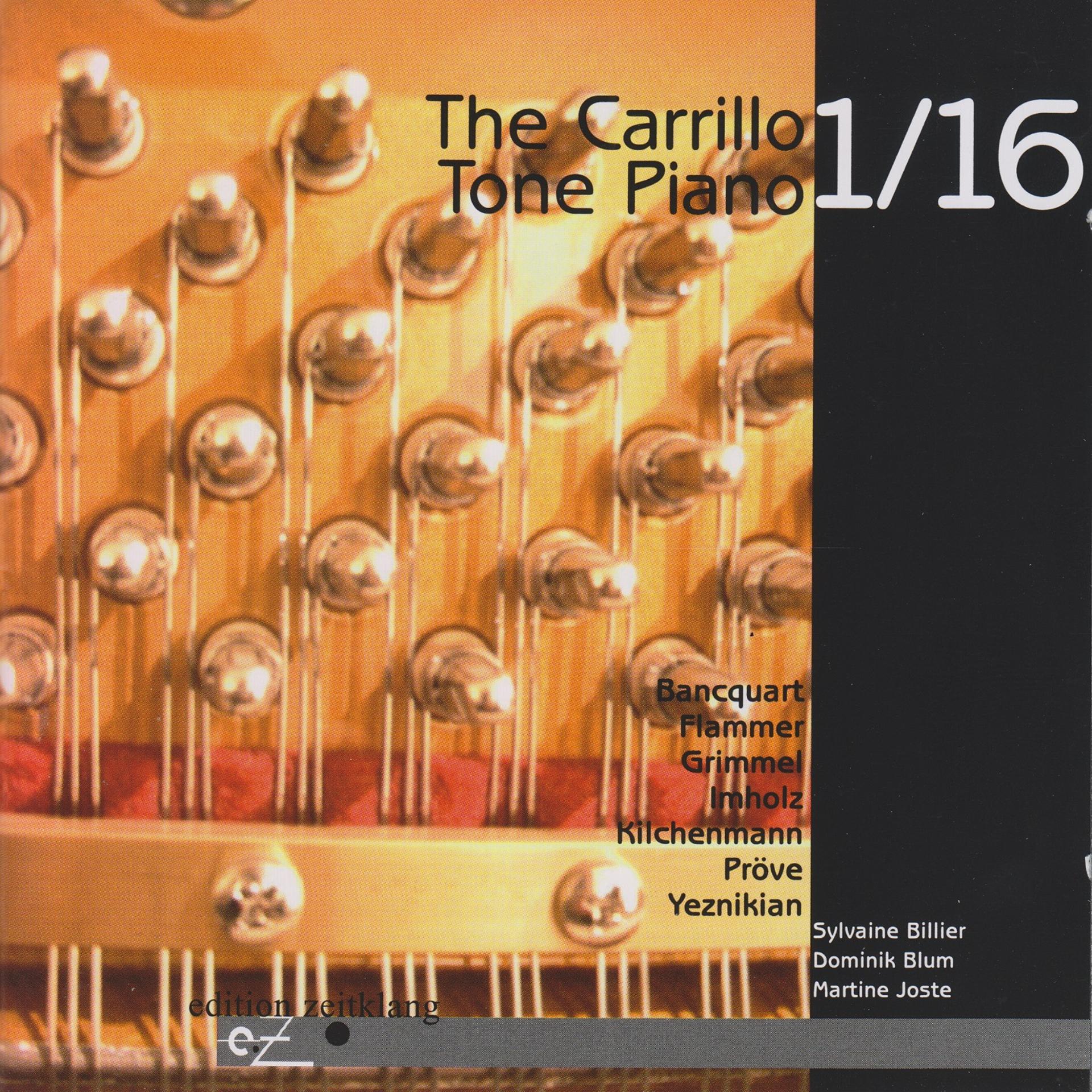 Постер альбома The Carillo 1/16 Tone Piano