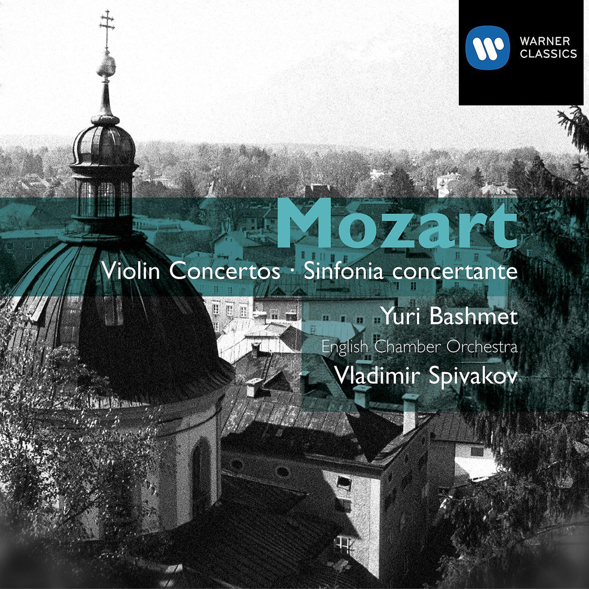 Постер альбома Mozart: Violin Concertos Nos 1-5 & Sinfonia concertante