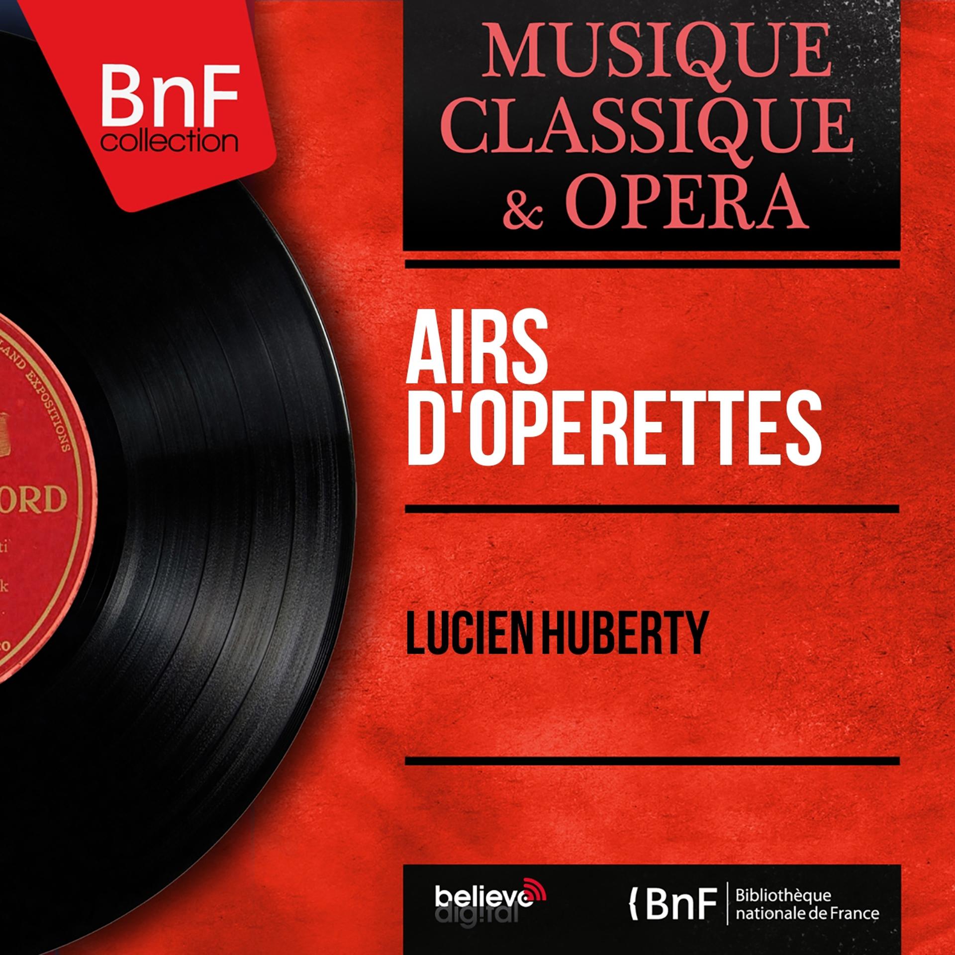 Постер альбома Airs d'opérettes (Mono Version)