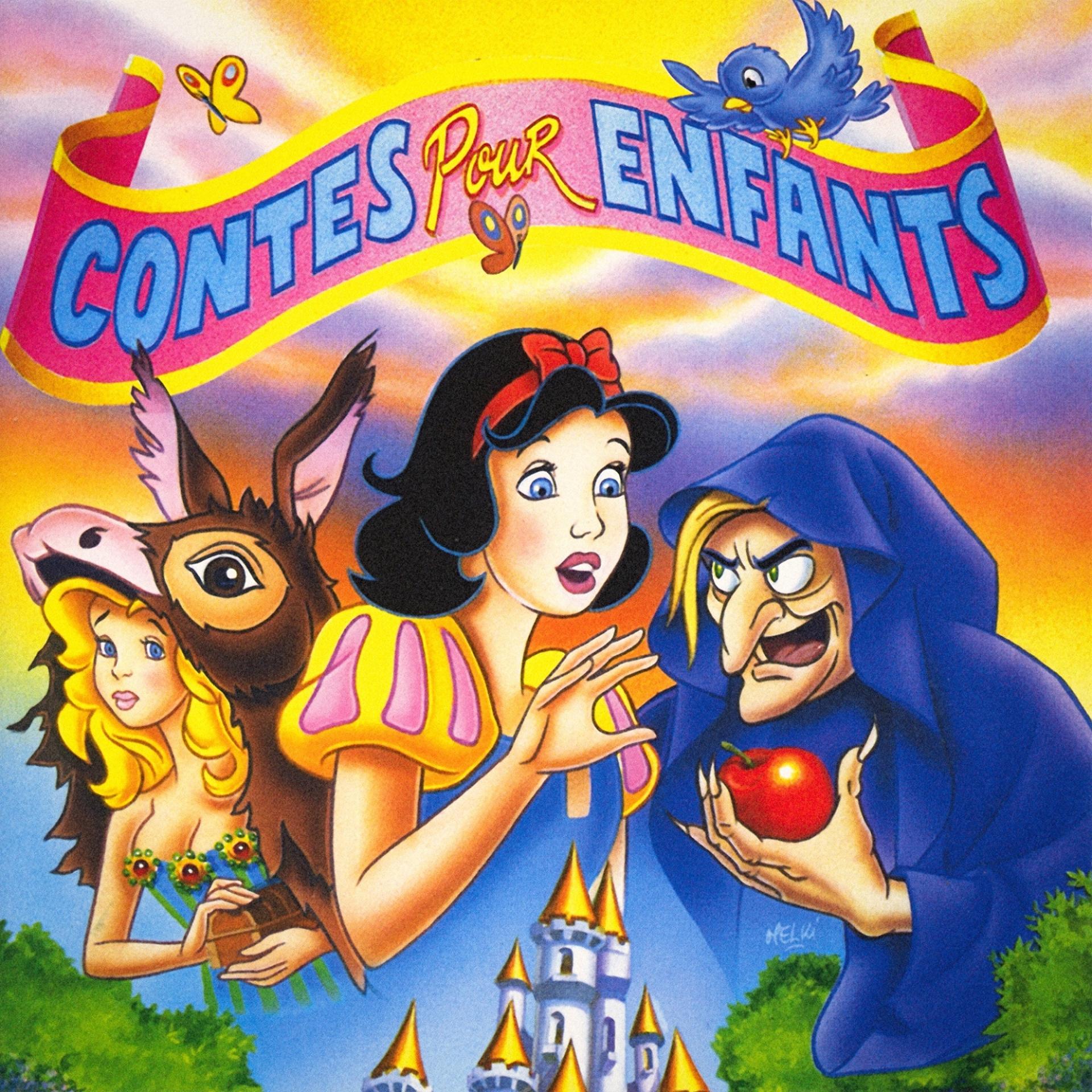 Постер альбома Contes pour enfants, Vol. 6 (Blanche-Neige et les 7 nains / Le vaillant petit couturier / Peau d'âne / La petite fille aux allumettes)