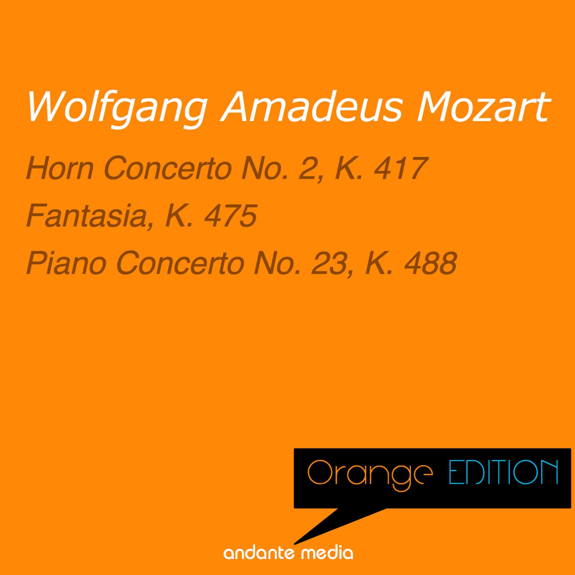 Постер альбома Orange Edition - Mozart: Horn Concerto No. 2, K. 417 & Piano Concerto No. 23, K. 488