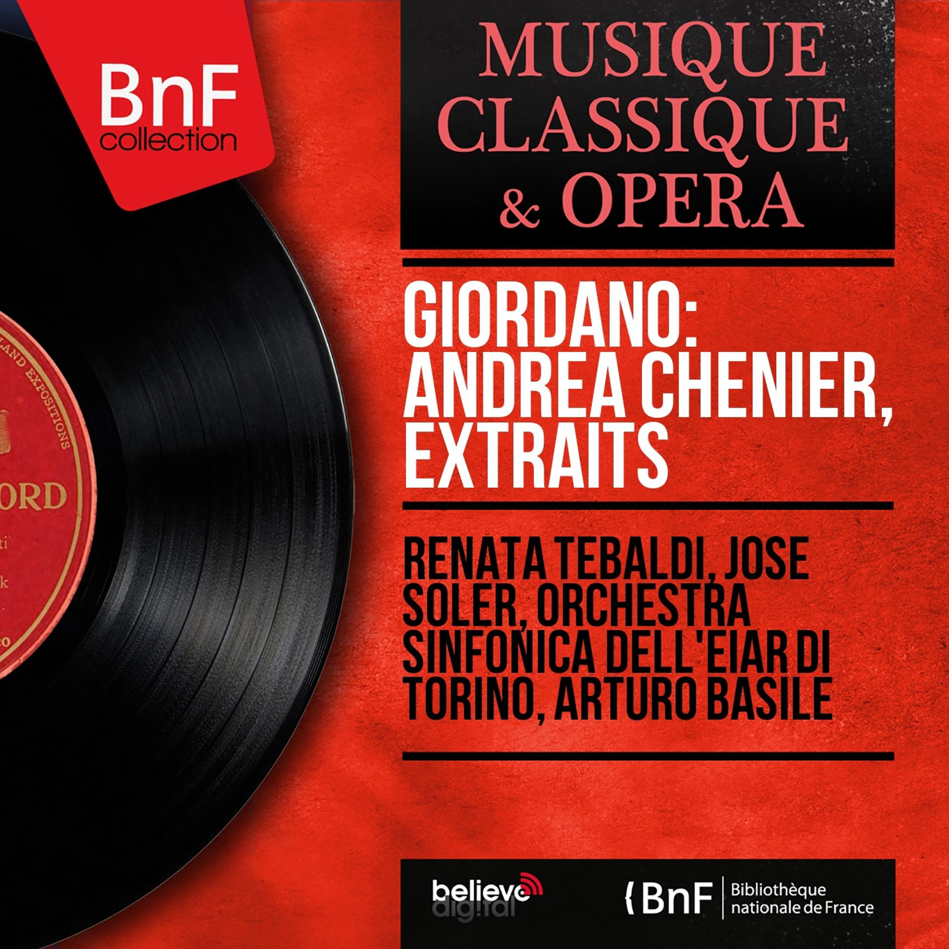 Постер альбома Giordano: Andrea Chénier, extraits (Mono Version)