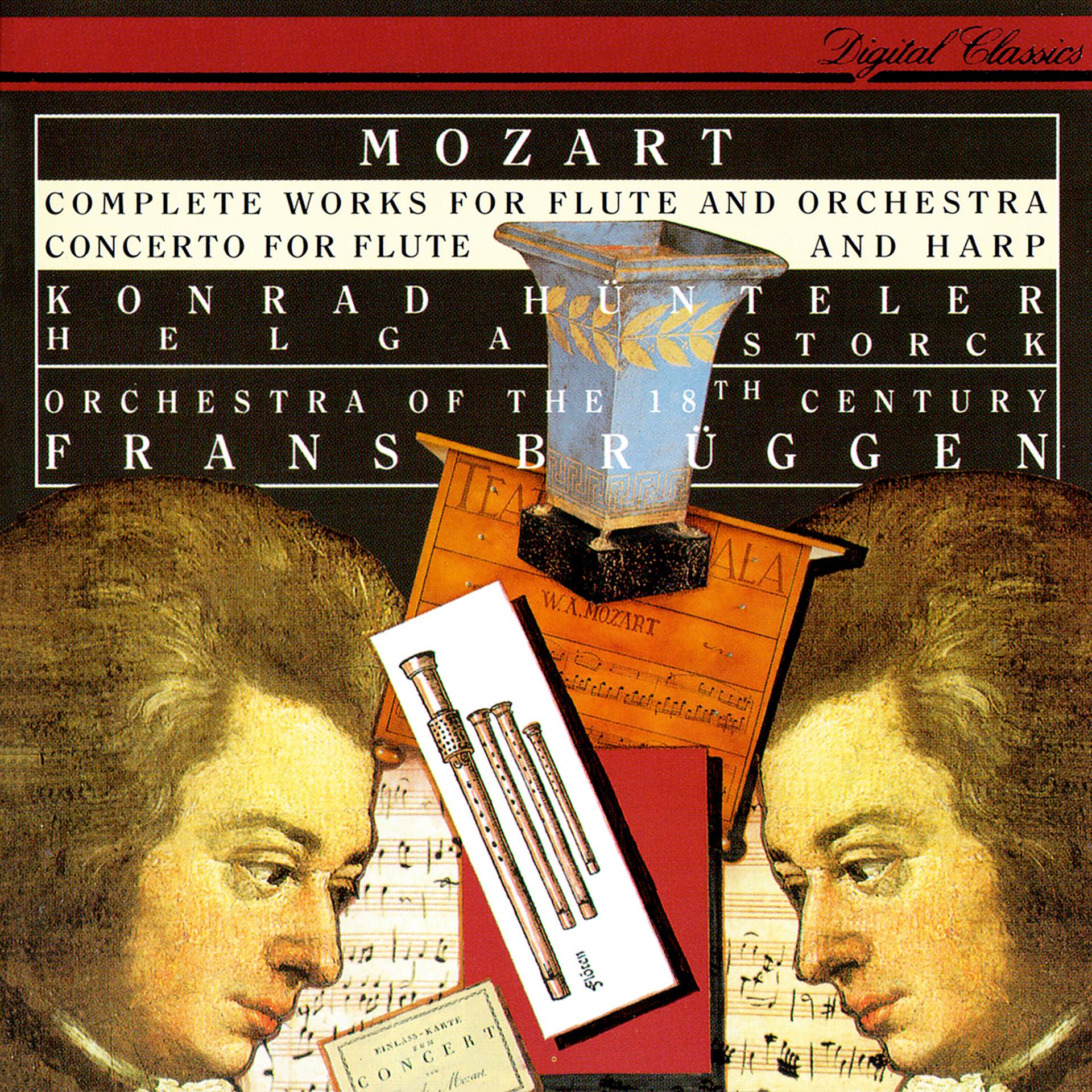 Постер альбома Mozart: Complete Works For Flute & Orchestra; Concerto For Flute & Harp