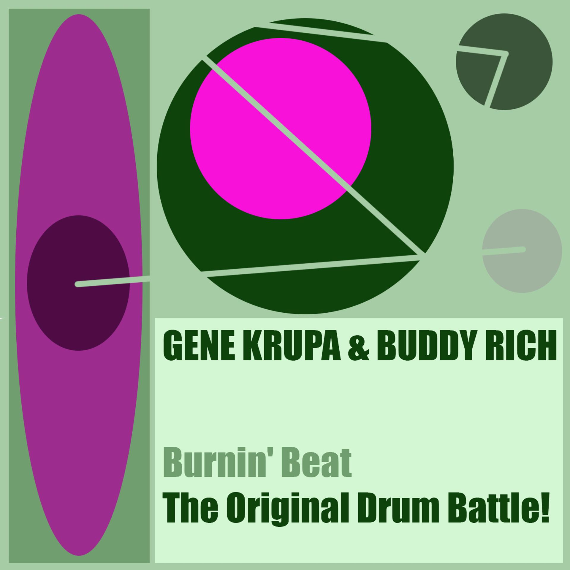 Постер альбома Gene Krupa & Buddy Rich: Burnin' Beat/The Original Drum Battle!