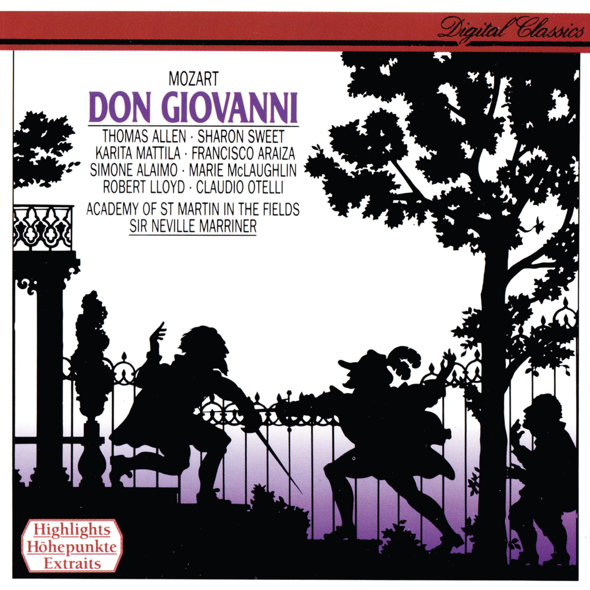 Постер альбома Mozart: Don Giovanni (Highlights)